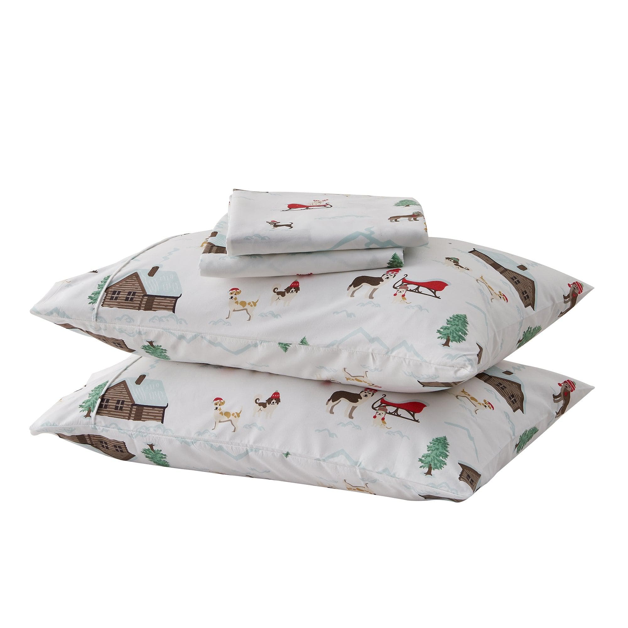 4-Piece Lodge Microfiber Sheet - Mountain Ridge Collection - Best Buy Furniture