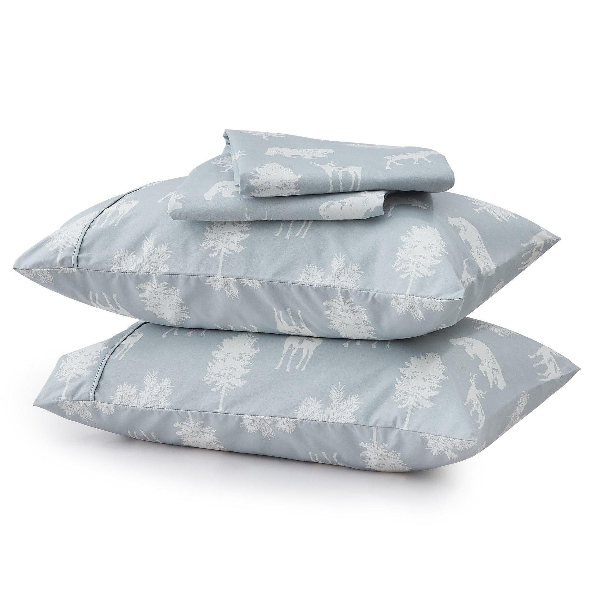 4-Piece Lodge Microfiber Sheet - Mountain Ridge Collection - Best Buy Furniture