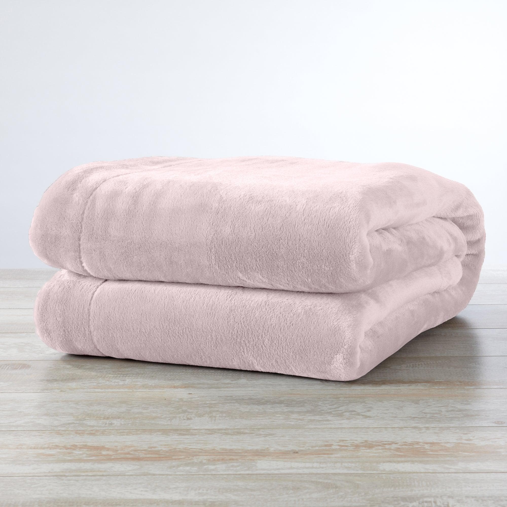 Velvet Plush Sherpa Luxury Bed Blanket - Kinsley Collection - Best Buy Furniture