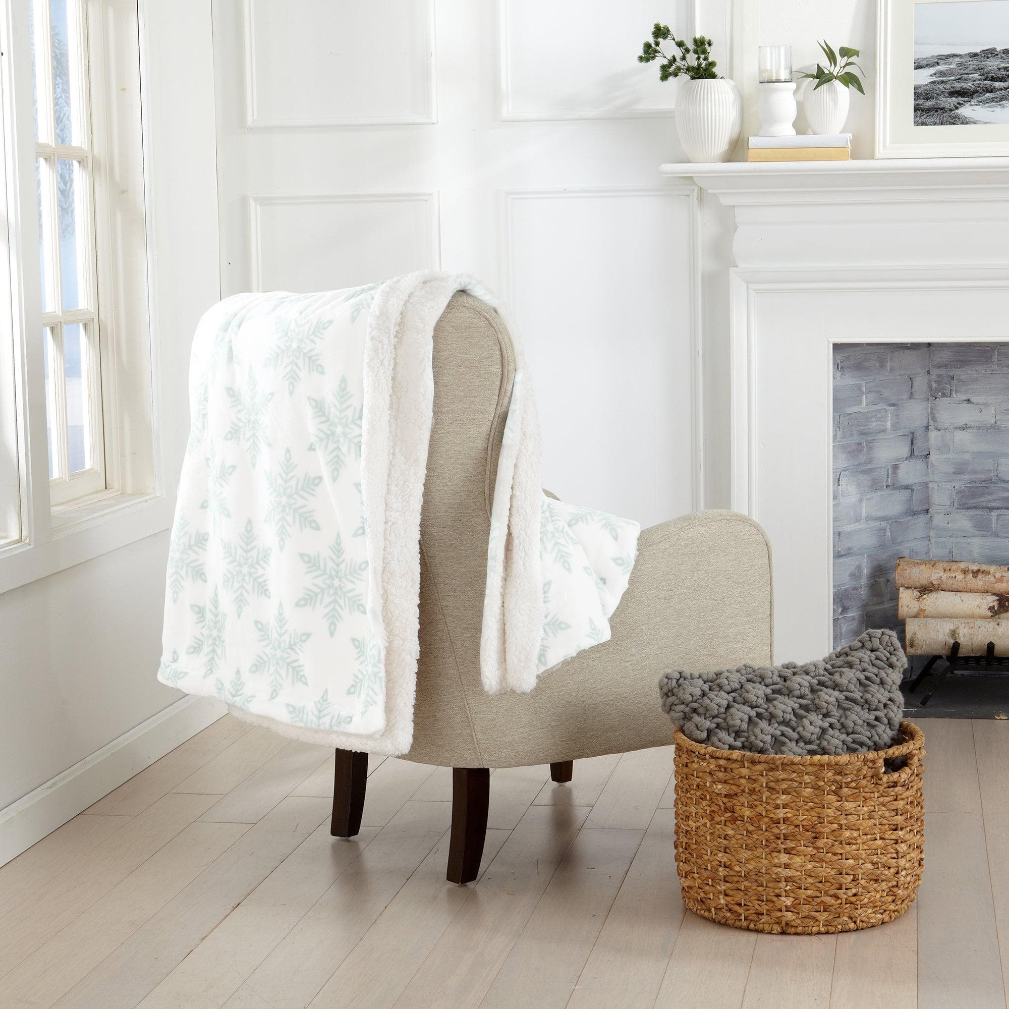 Velvet Plush Sherpa Luxury Bed Blanket - Kinsley Collection - Best Buy Furniture