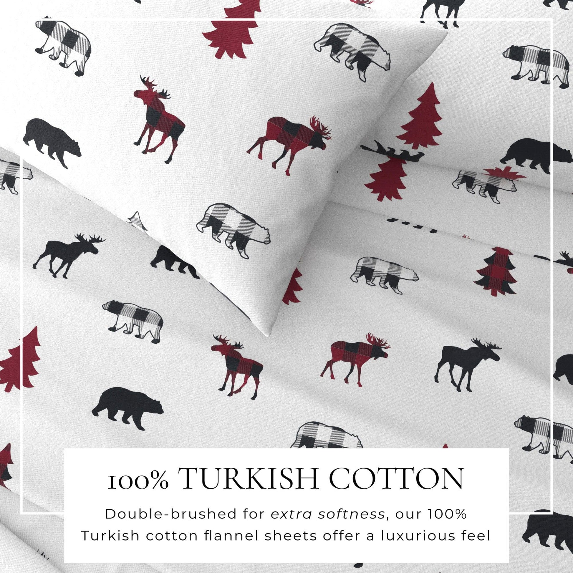 100% Turkish Cotton Flannel Sheet Sets - Boulder Collection - Best Buy Furniture