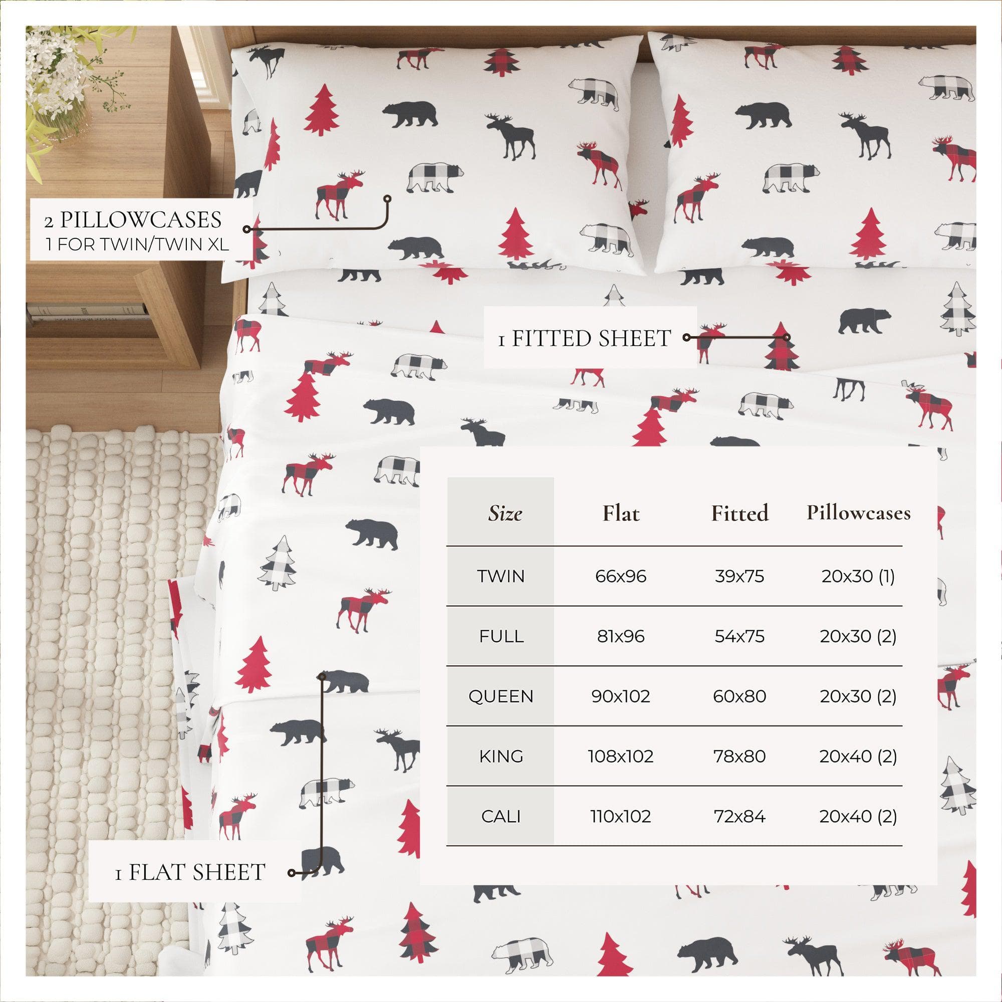 100% Turkish Cotton Flannel Sheet Sets - Boulder Collection - Best Buy Furniture