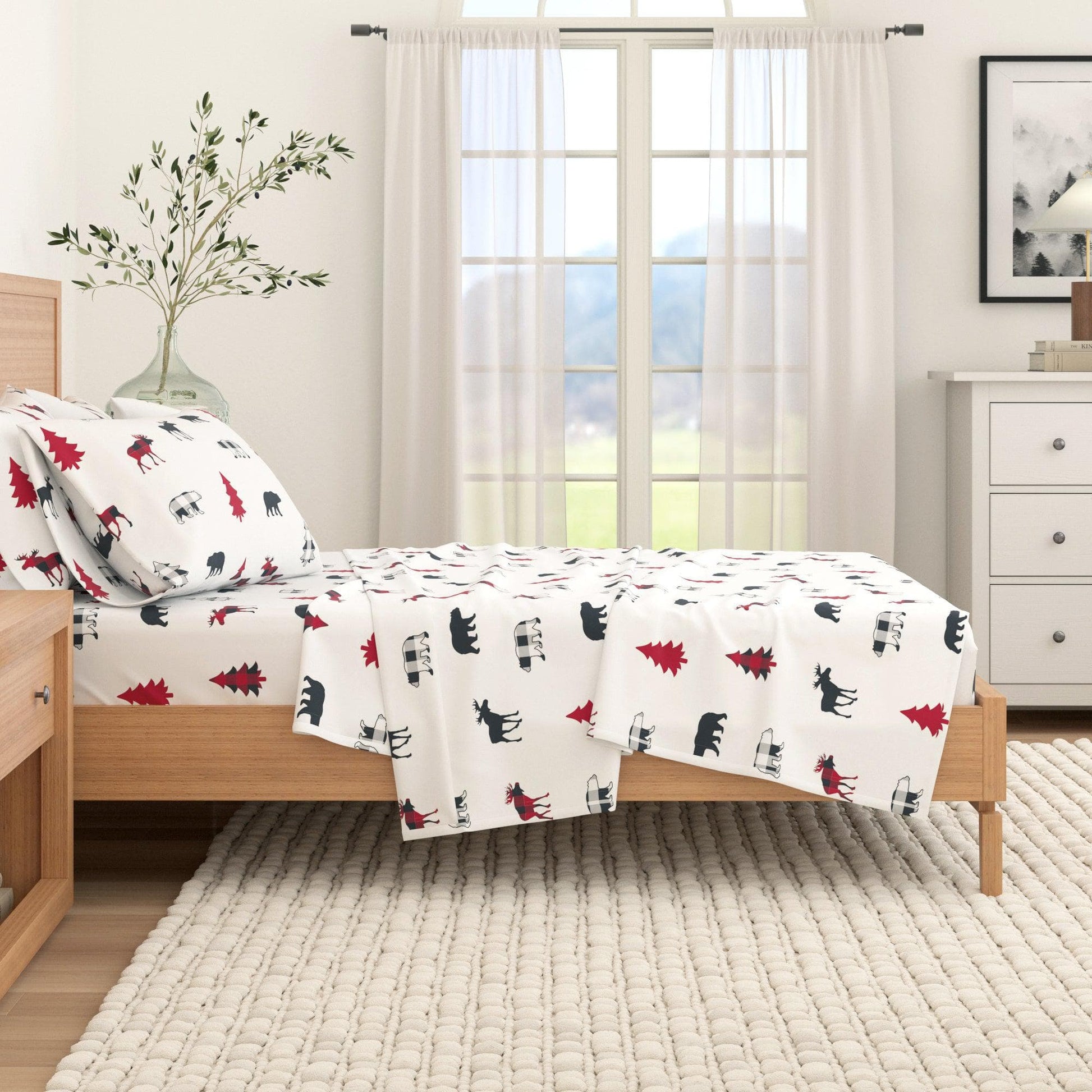 100% Turkish Cotton Flannel Sheet Sets - Boulder Collection - Best Buy Furniture