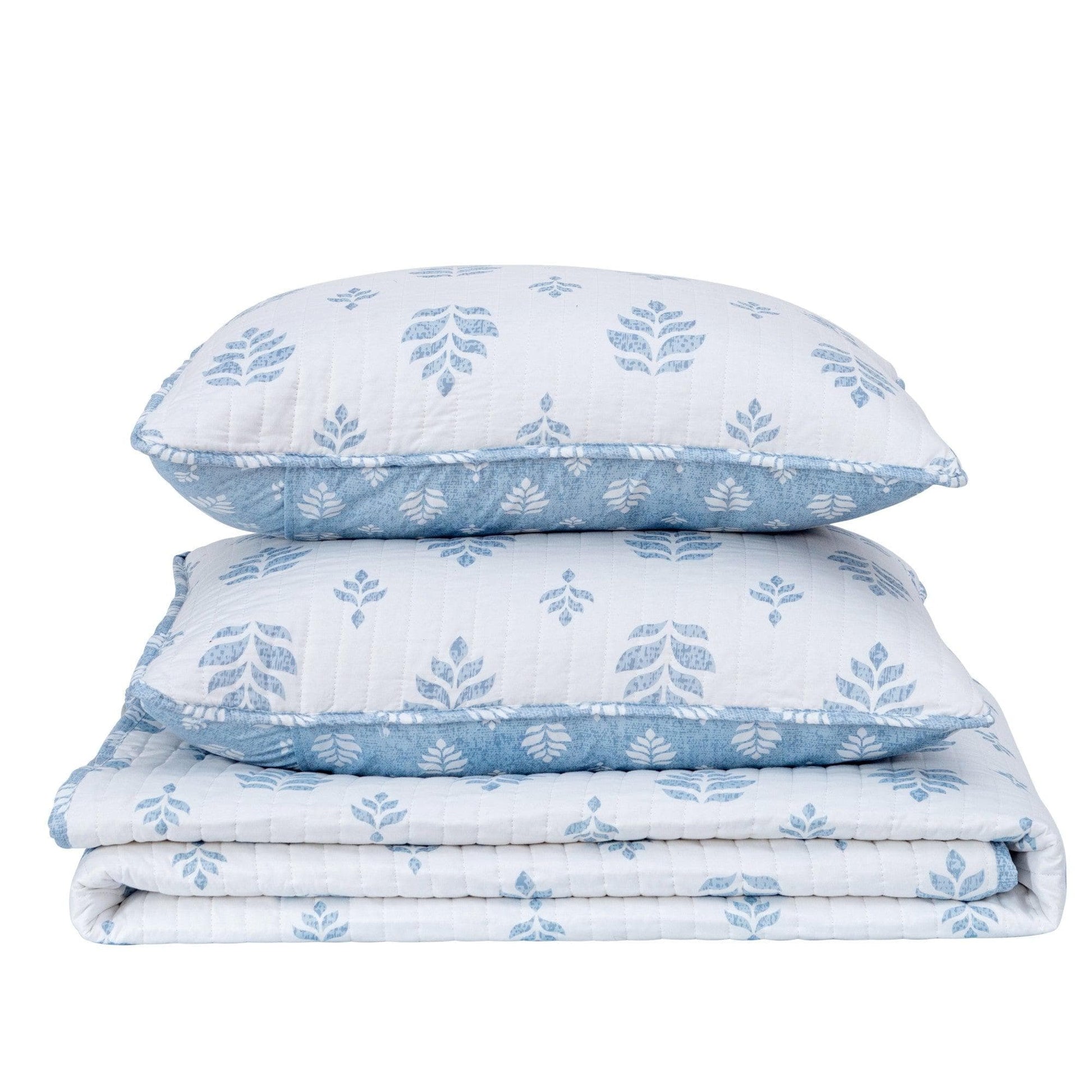 3-Piece French Floral Quilt - Colette Collection - Best Buy Furniture