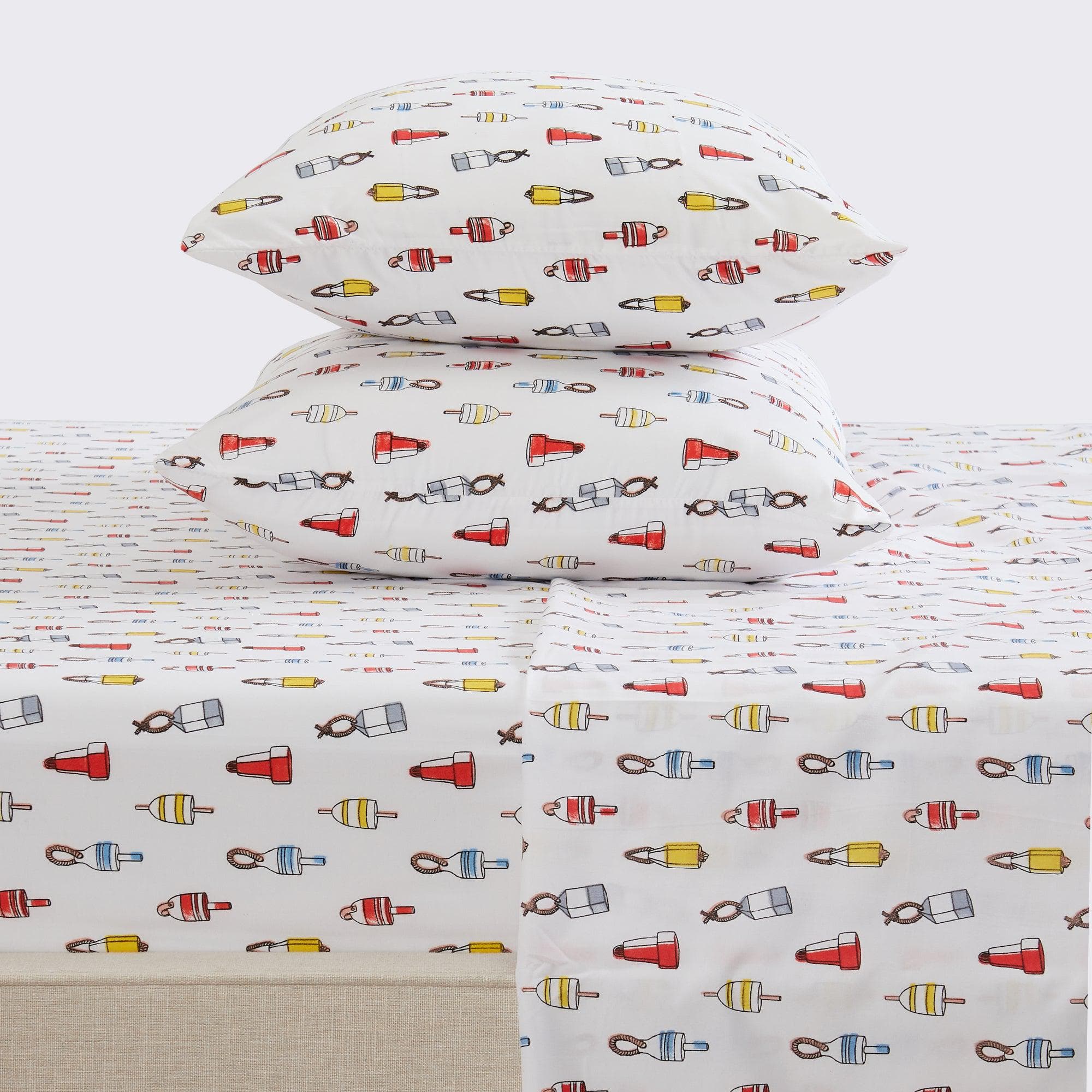 4-Piece Coastal Microfiber Sheet Set - Nantucket Collection - Best Buy Furniture