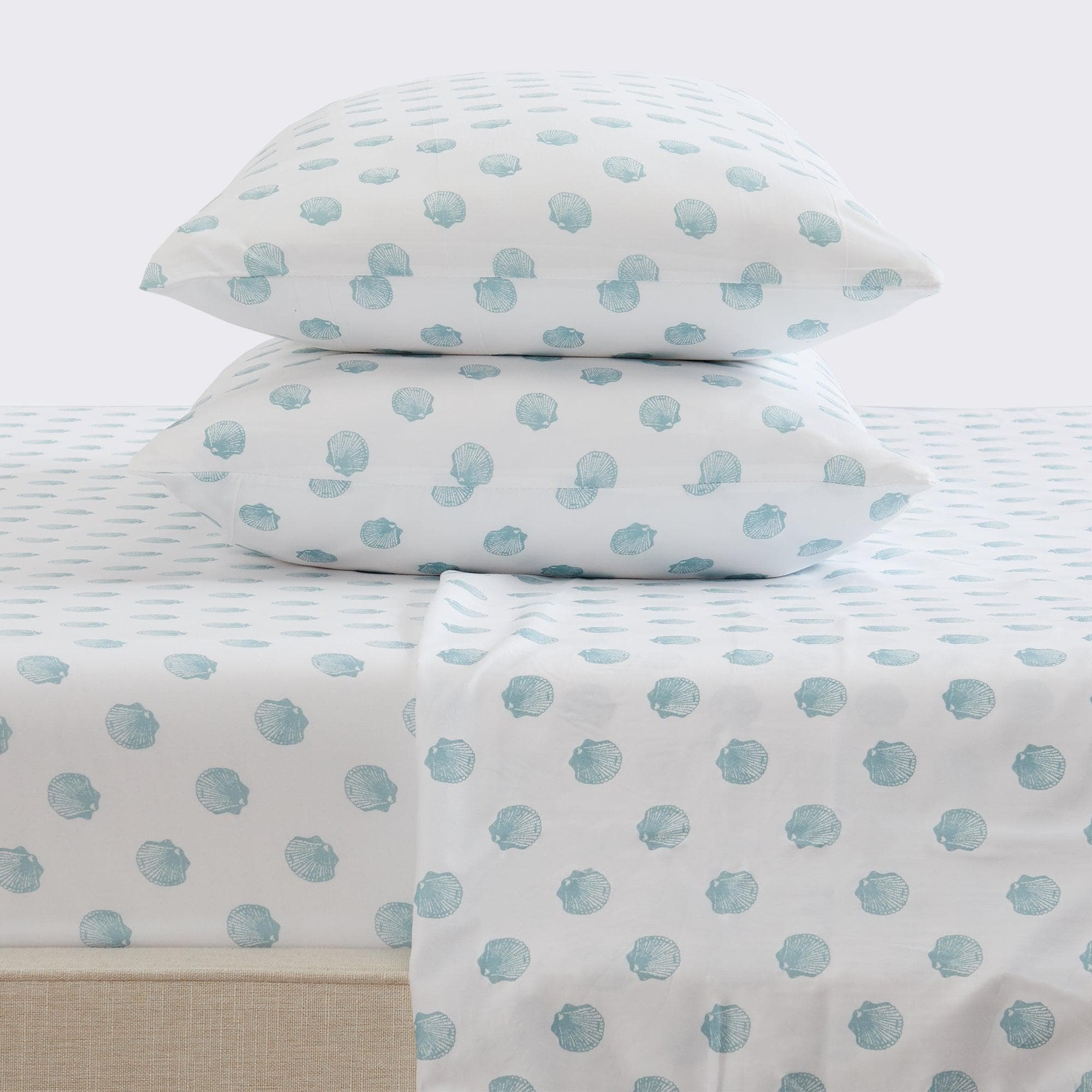 4-Piece Coastal Microfiber Sheet Set - Nantucket Collection - Best Buy Furniture