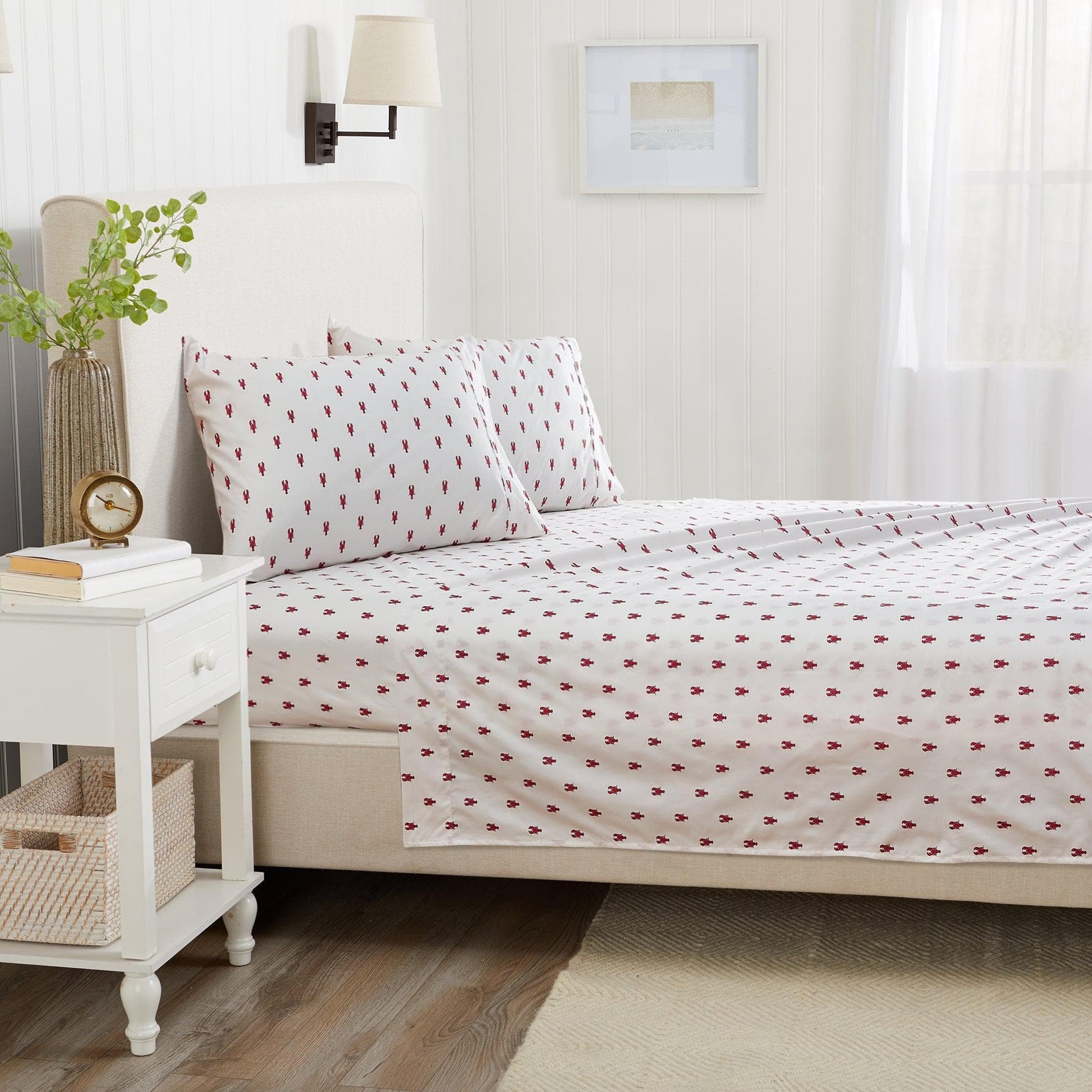 4-Piece Coastal Microfiber Sheet Set - Nantucket Collection - Best Buy Furniture