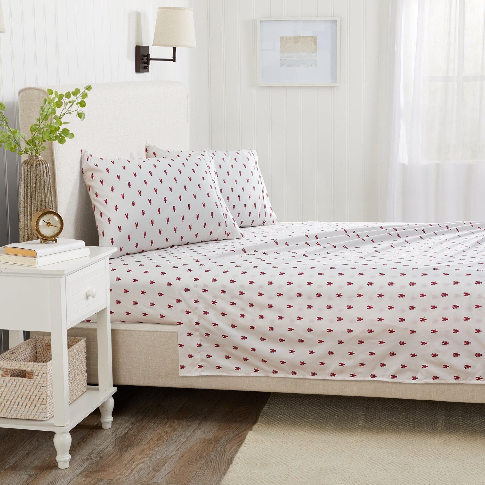 4-Piece Coastal Microfiber Sheet Set - Nantucket Collection - Best Buy Furniture