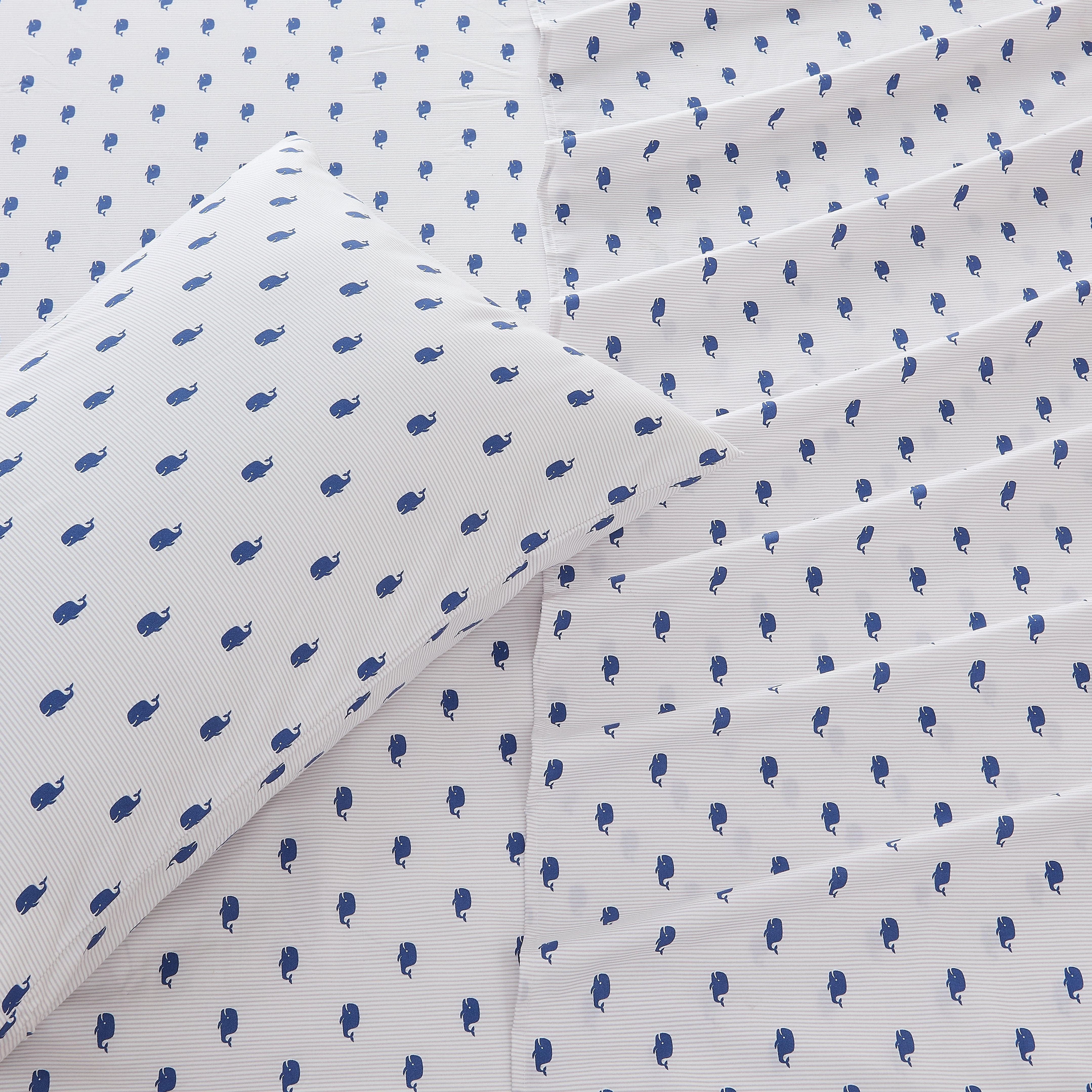 4-Piece Coastal Microfiber Sheet Set - Nantucket Collection - Best Buy Furniture