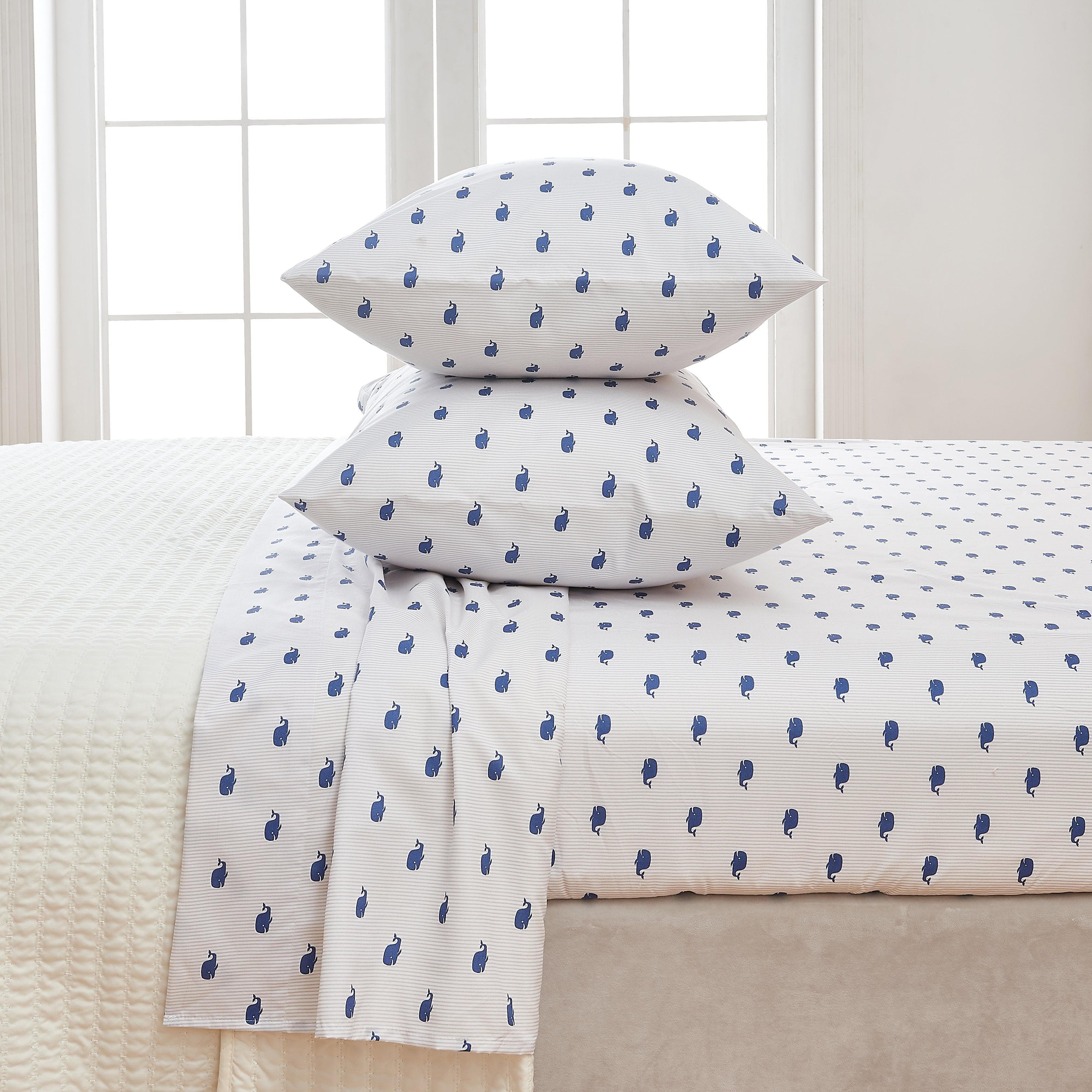4-Piece Coastal Microfiber Sheet Set - Nantucket Collection - Best Buy Furniture