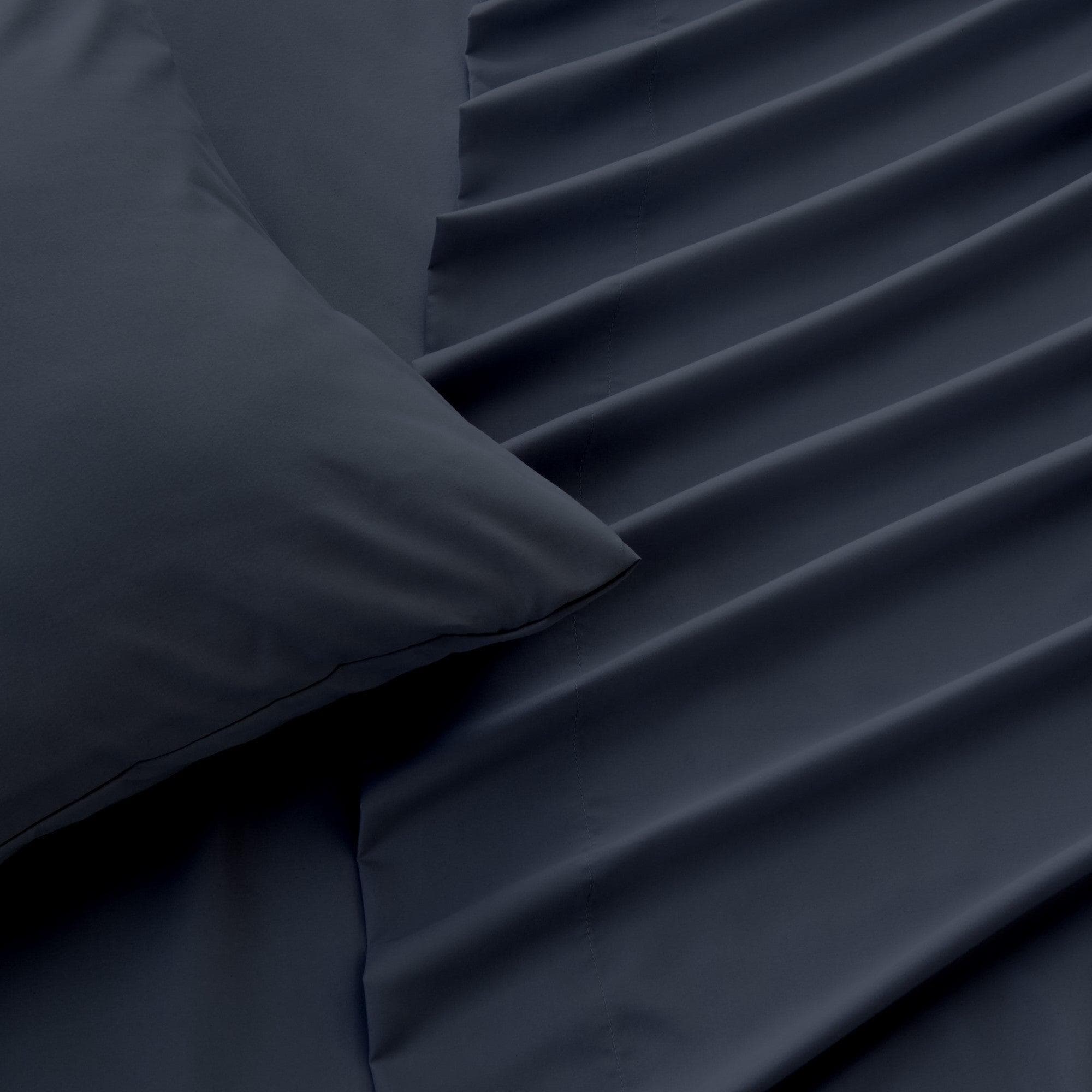 4 Piece Solid Microfiber Sheet - Amara Collection - Best Buy Furniture