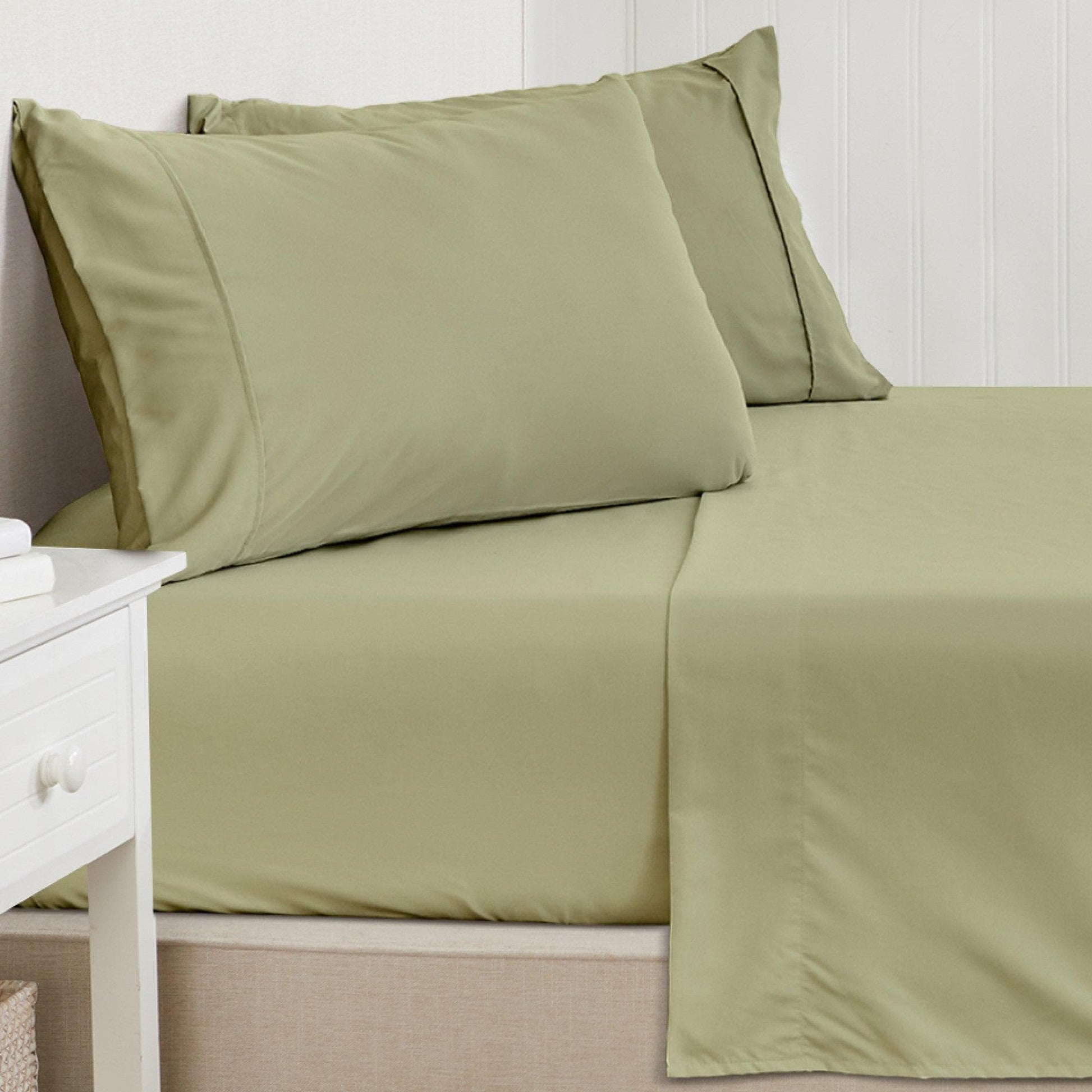 4 Piece Solid Microfiber Sheet - Amara Collection - Best Buy Furniture