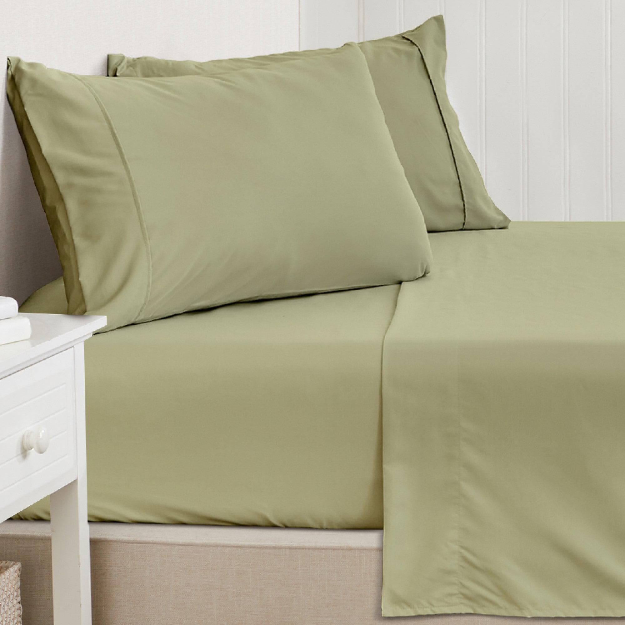 4 Piece Solid Microfiber Sheet - Amara Collection - Best Buy Furniture