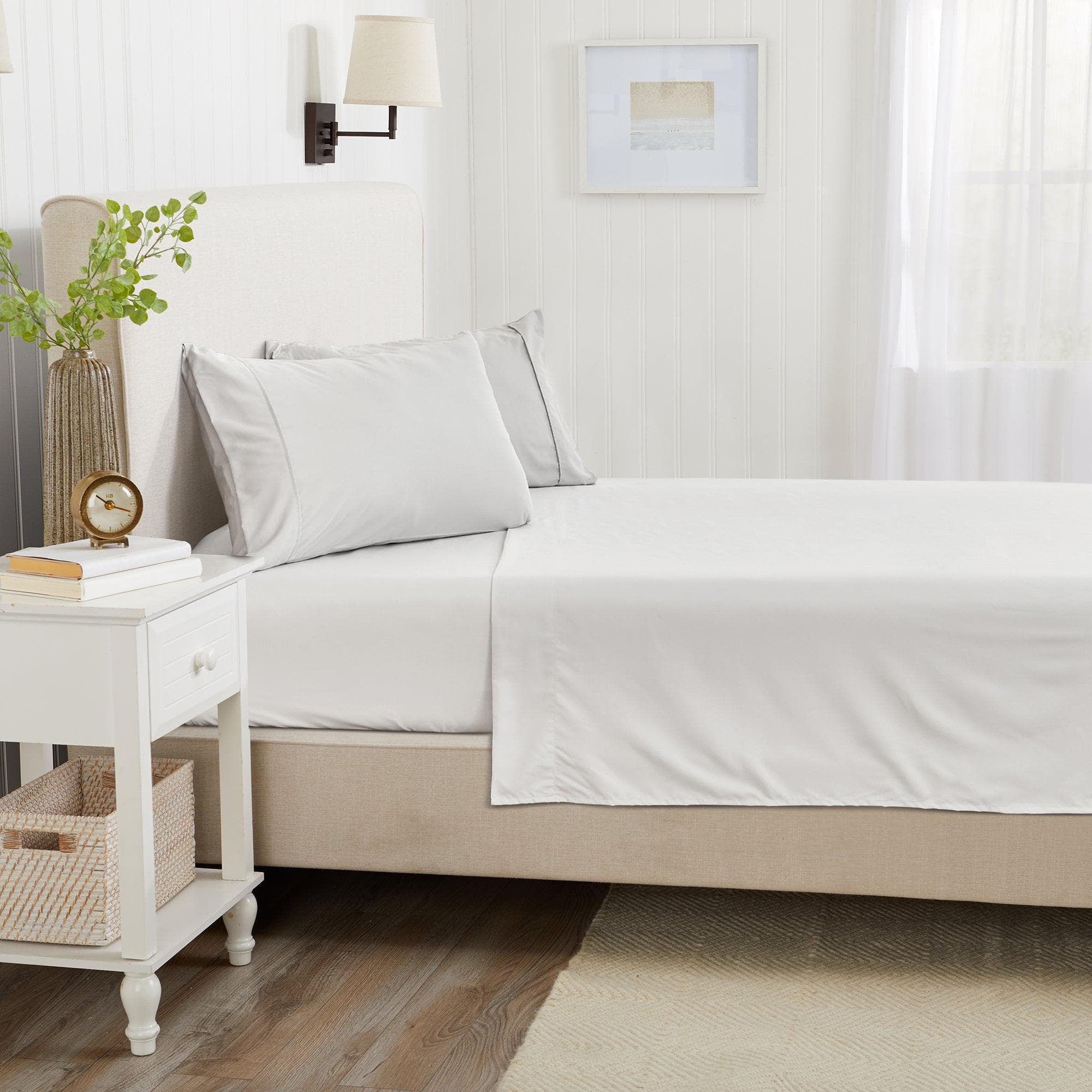 4 Piece Solid Microfiber Sheet - Amara Collection - Best Buy Furniture