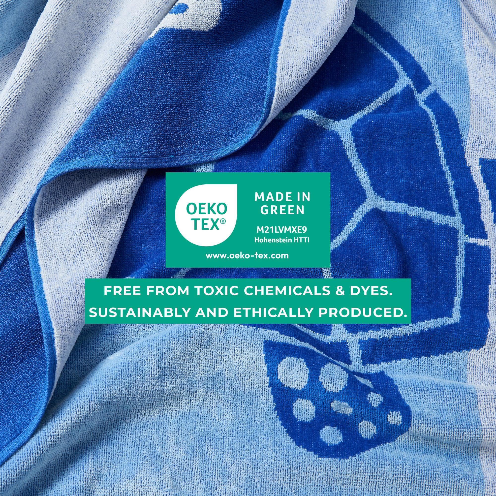 2 Pack 100% Cotton Jacquard Beach Towels - Playa Collection - Best Buy Furniture