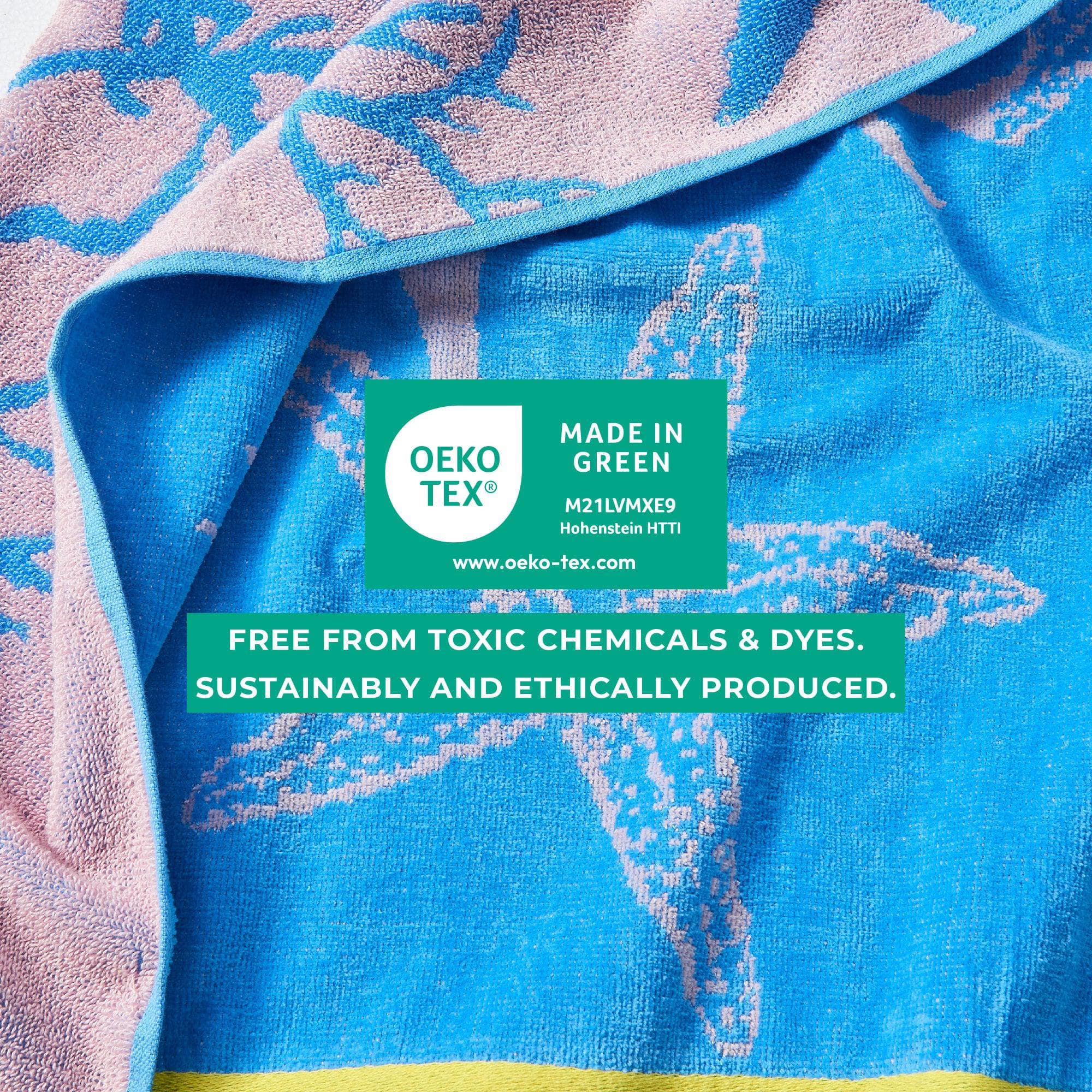 2 Pack 100% Cotton Jacquard Beach Towels - Playa Collection - Best Buy Furniture