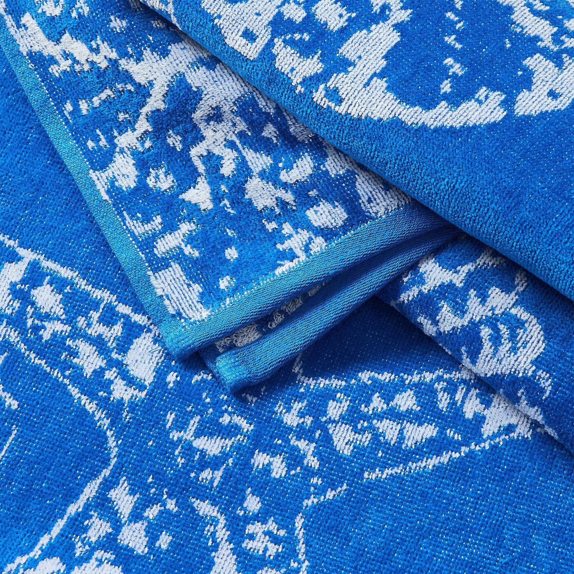 2 Pack 100% Cotton Jacquard Beach Towels - Playa Collection - Best Buy Furniture