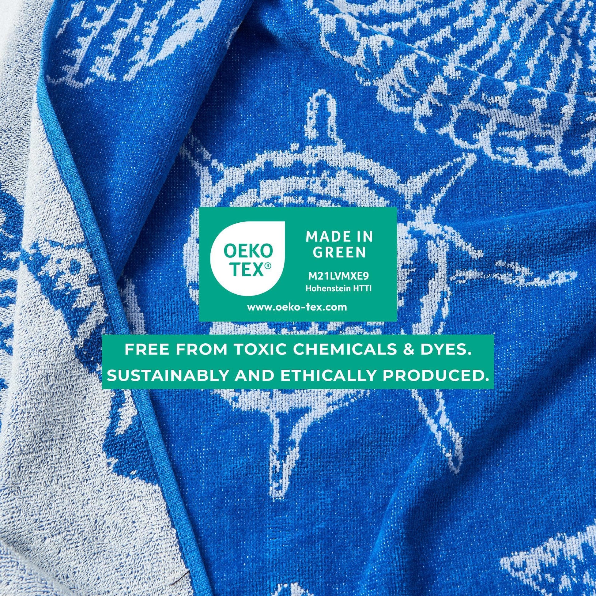 2 Pack 100% Cotton Jacquard Beach Towels - Playa Collection - Best Buy Furniture