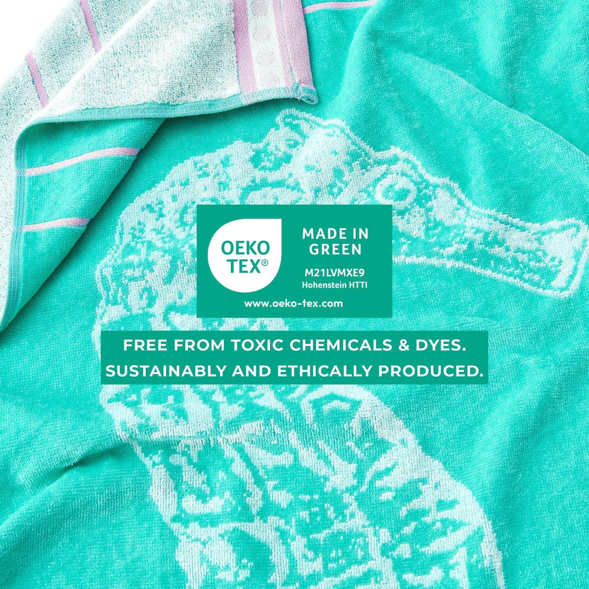 2 Pack 100% Cotton Jacquard Beach Towels - Playa Collection - Best Buy Furniture