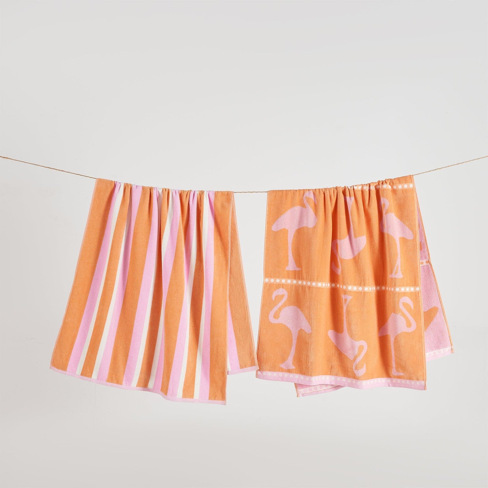 2 Pack 100% Cotton Jacquard Beach Towels - Playa Collection - Best Buy Furniture