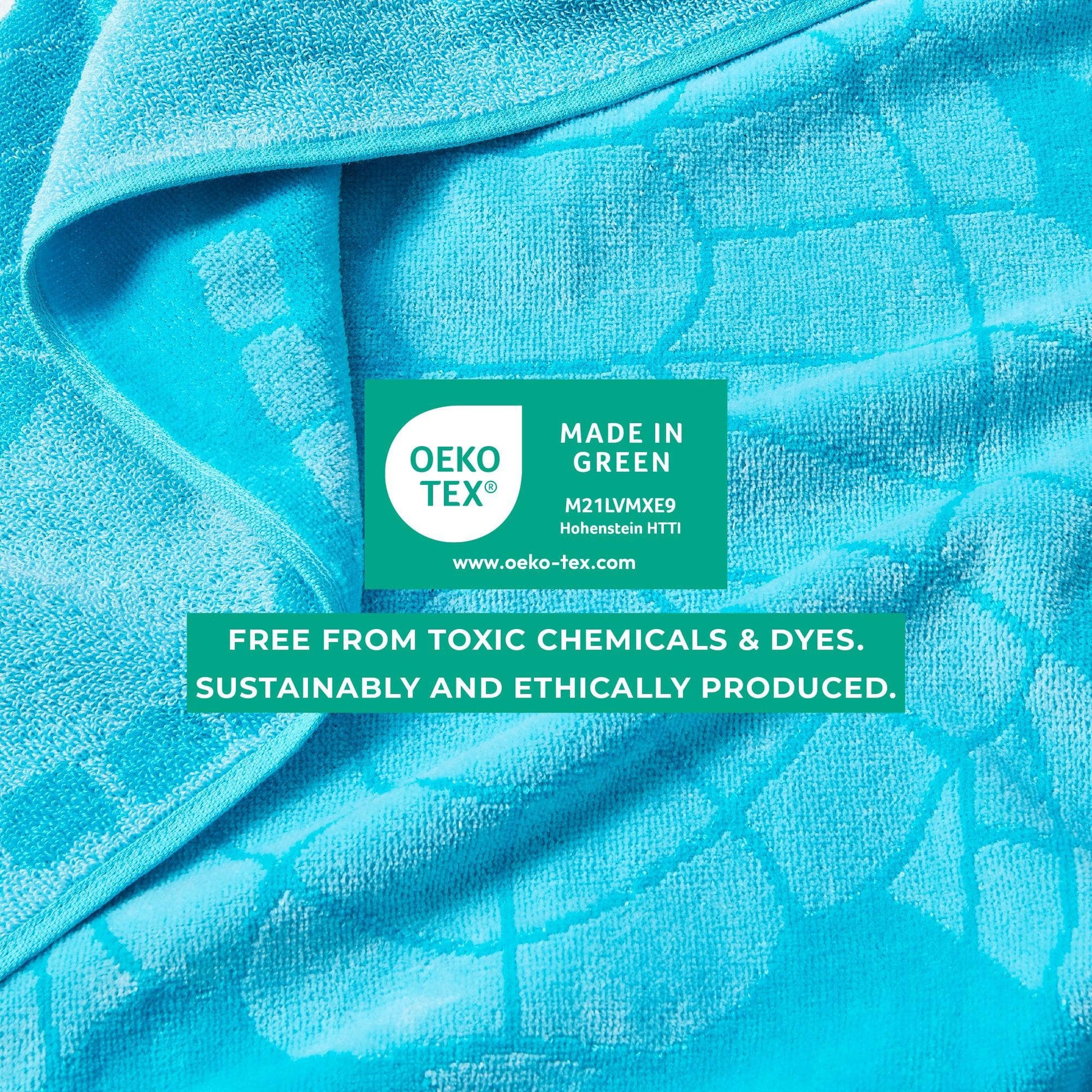 2 Pack 100% Cotton Jacquard Beach Towels - Playa Collection - Best Buy Furniture