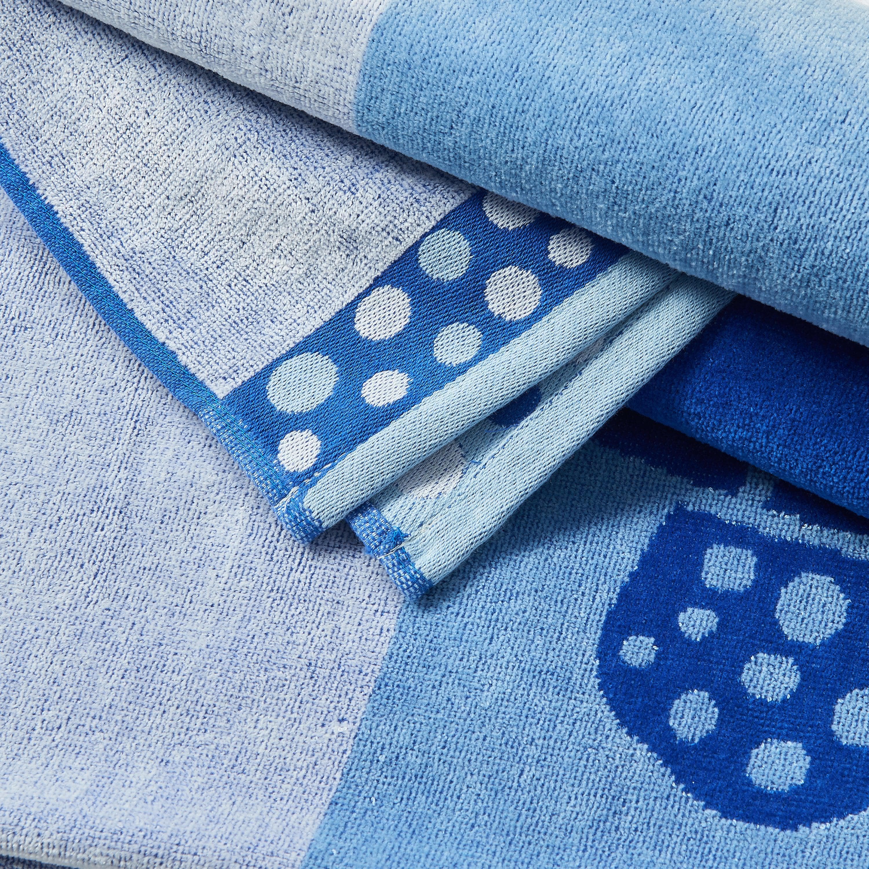 2 Pack 100% Cotton Jacquard Beach Towels - Playa Collection - Best Buy Furniture