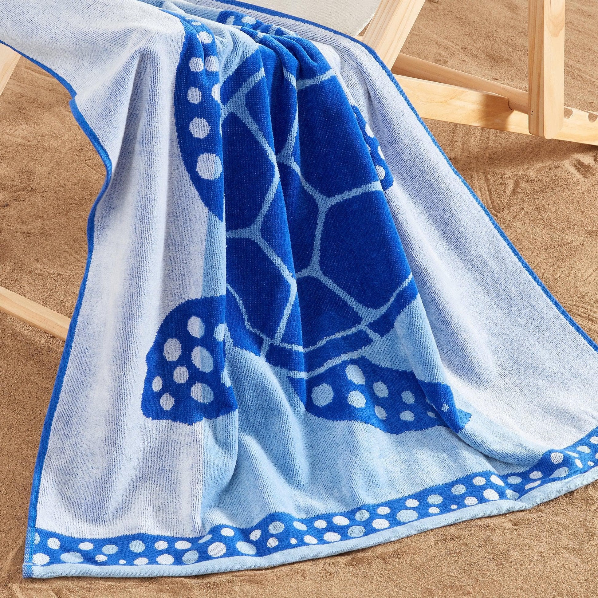 2 Pack 100% Cotton Jacquard Beach Towels - Playa Collection - Best Buy Furniture