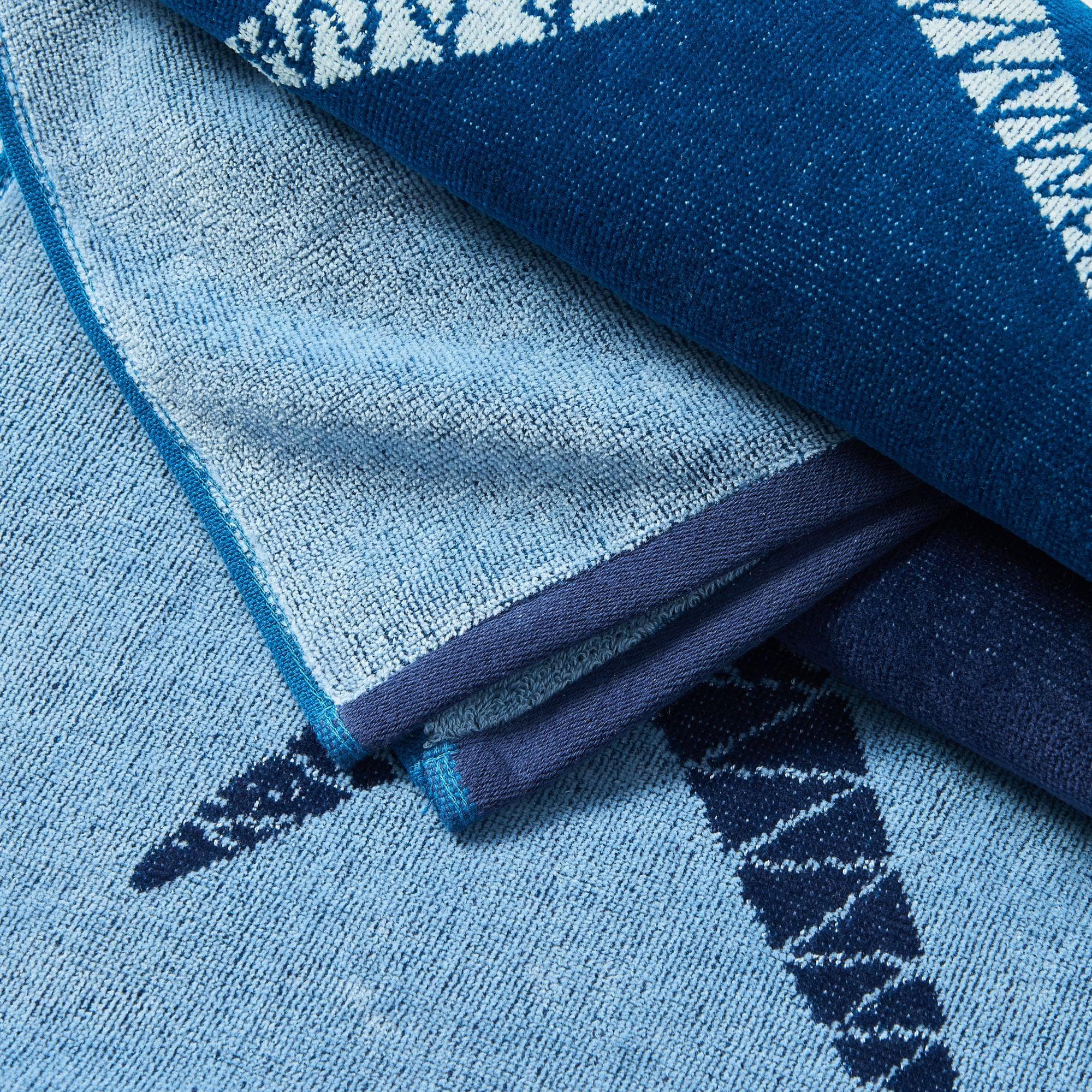 2 Pack 100% Cotton Jacquard Beach Towels - Playa Collection - Best Buy Furniture