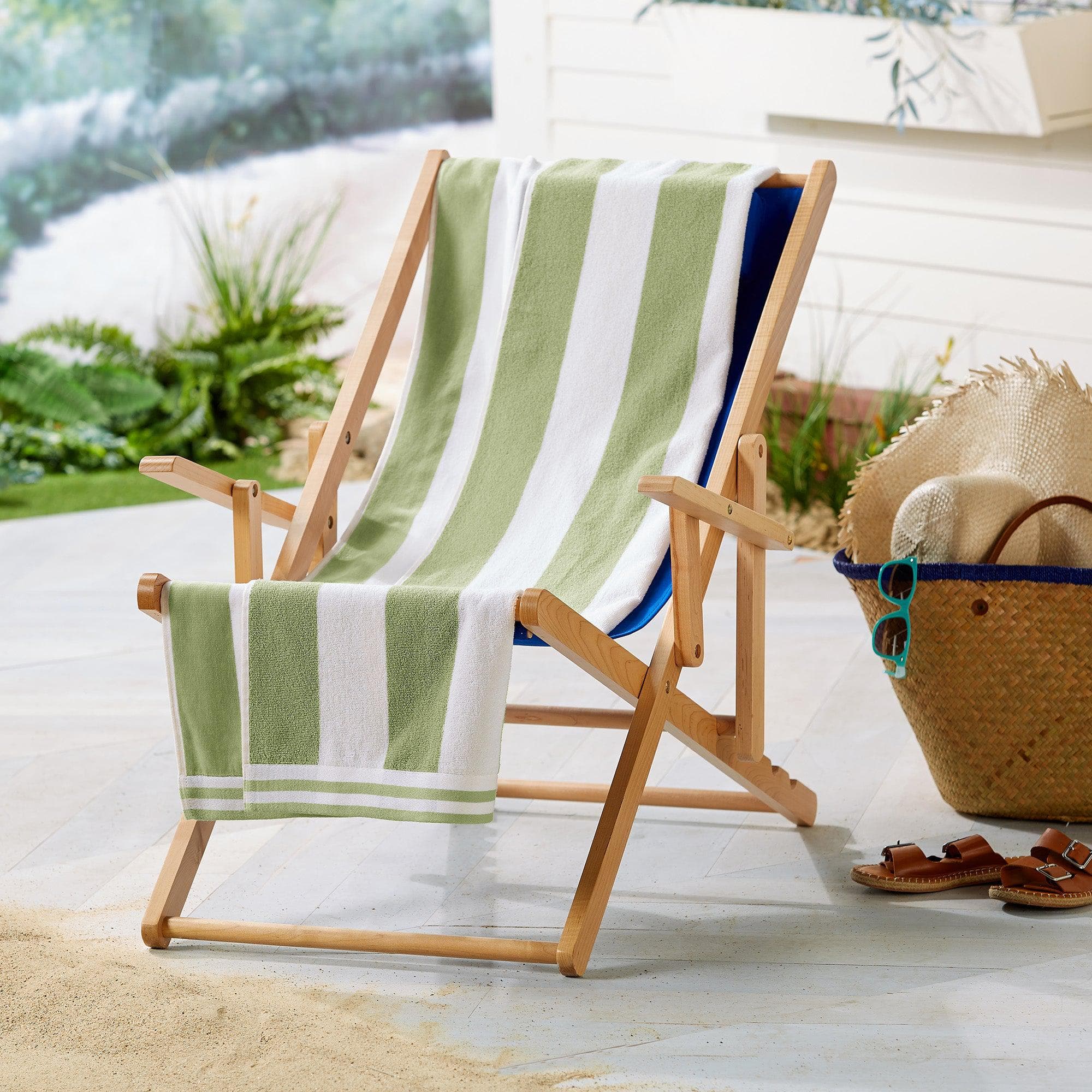 4 Pack Striped Cabana Oversized Beach Towel - Edgartown - Best Buy Furniture