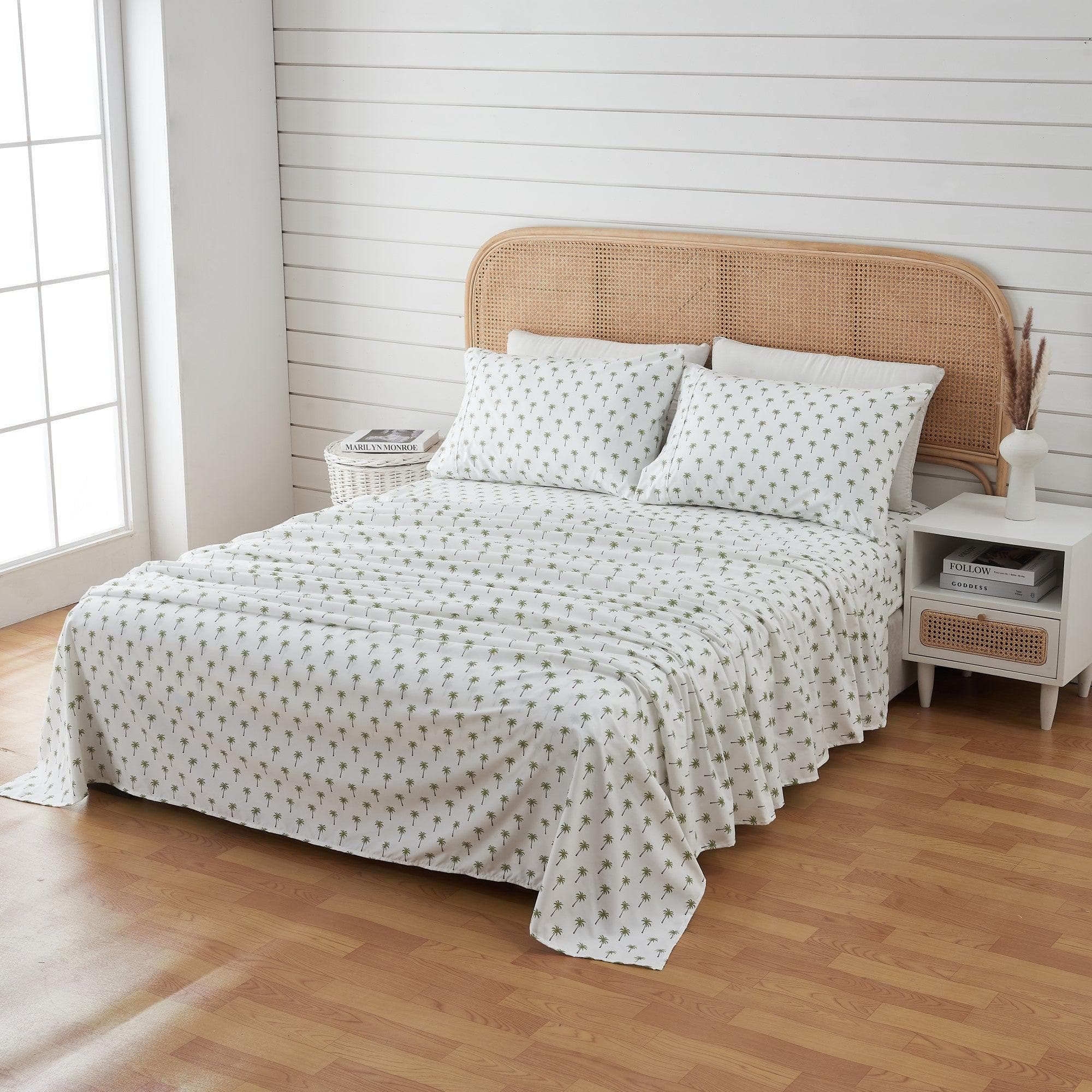 4-Piece Coastal Microfiber Sheet - Newport Collection - Best Buy Furniture