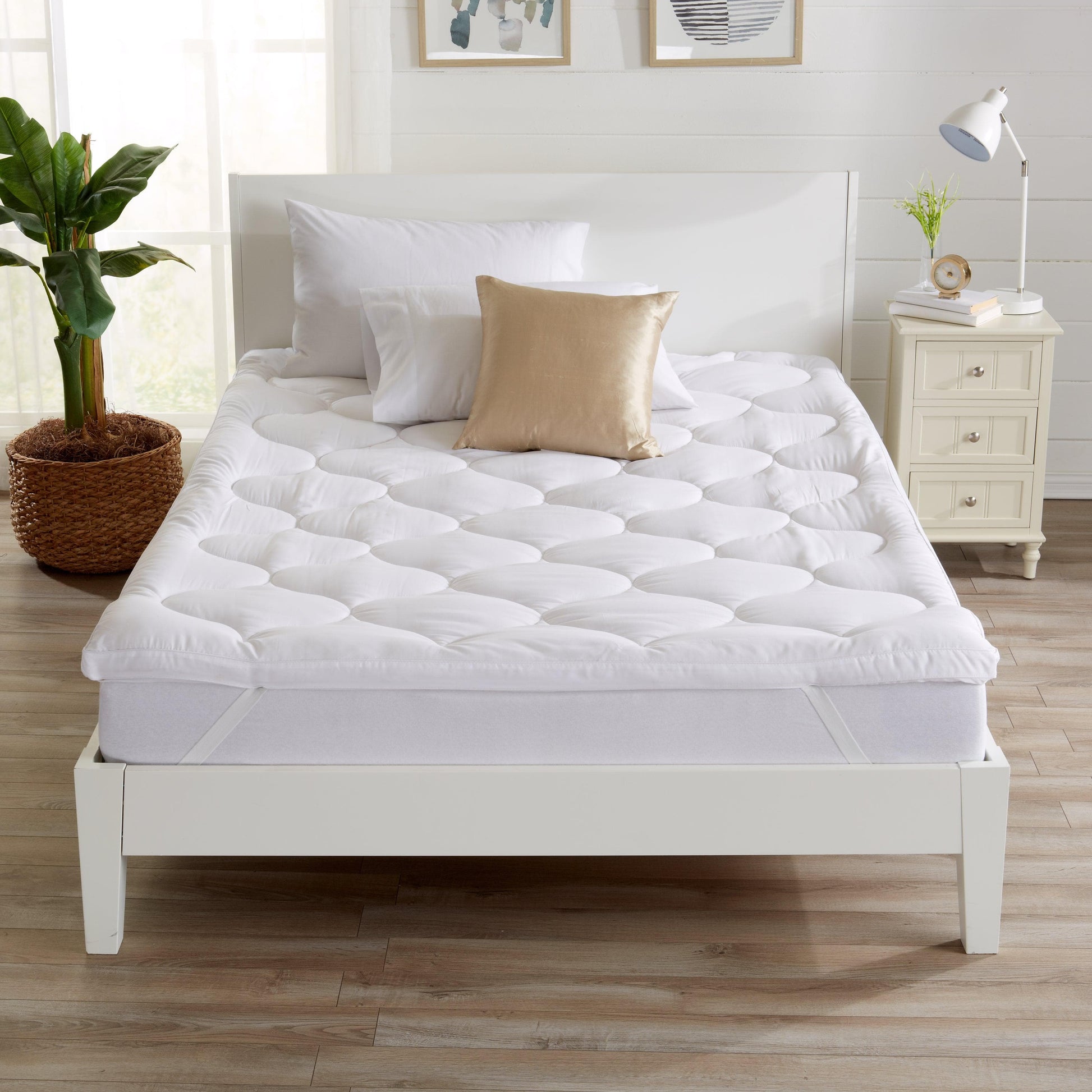 2 Inch Thick Hypoallergenic Mattress Topper - Kyla Collection - Best Buy Furniture