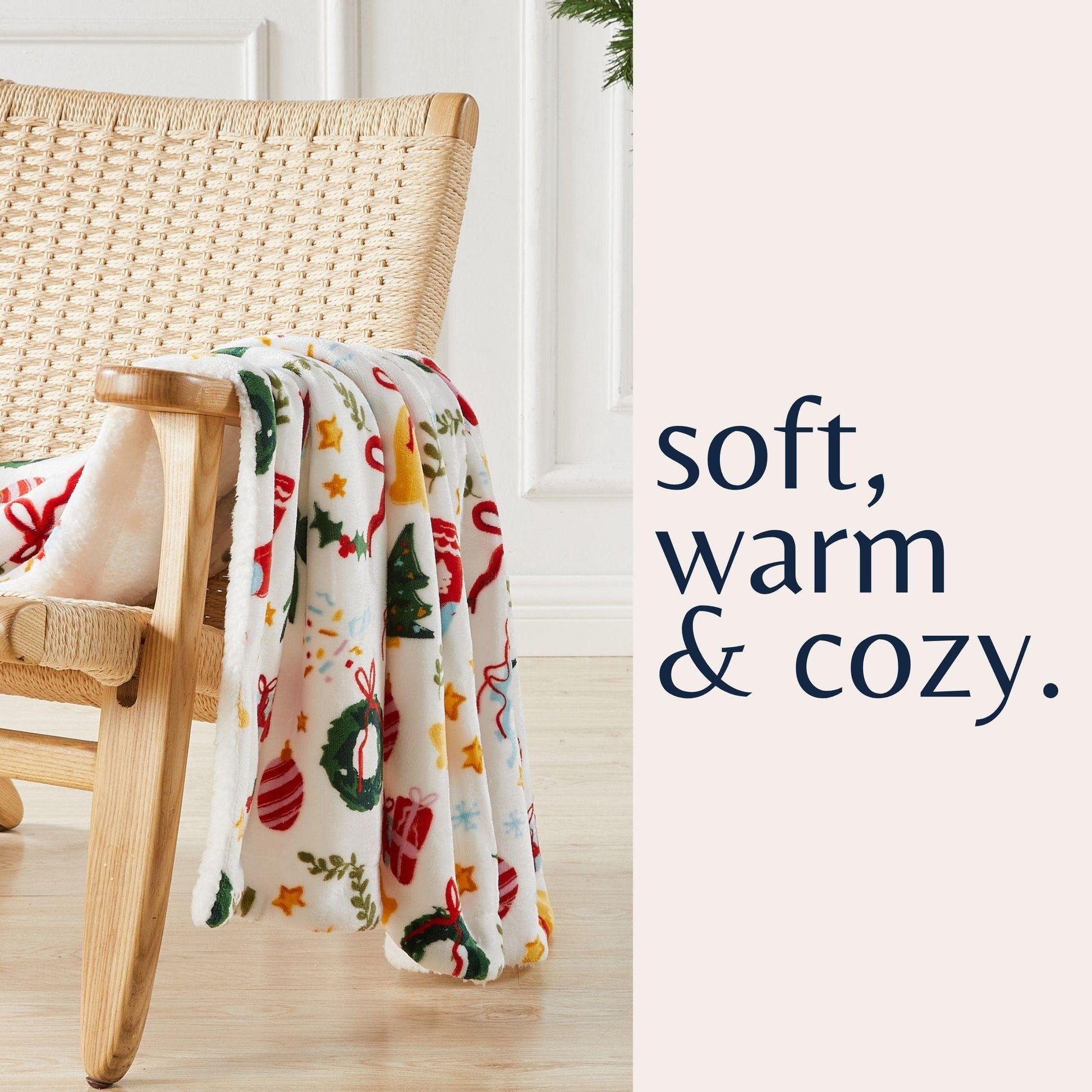 Sherpa Throw Blanket - Eve Collection - Best Buy Furniture