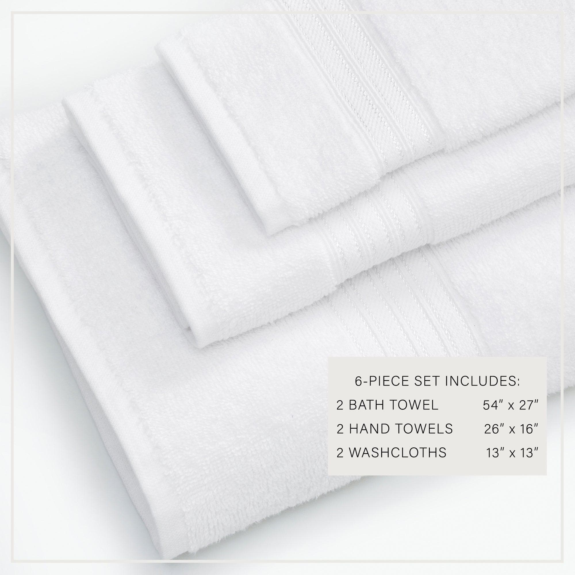Cotton Terry Bath Towel Set - Cooper Collection - Best Buy Furniture