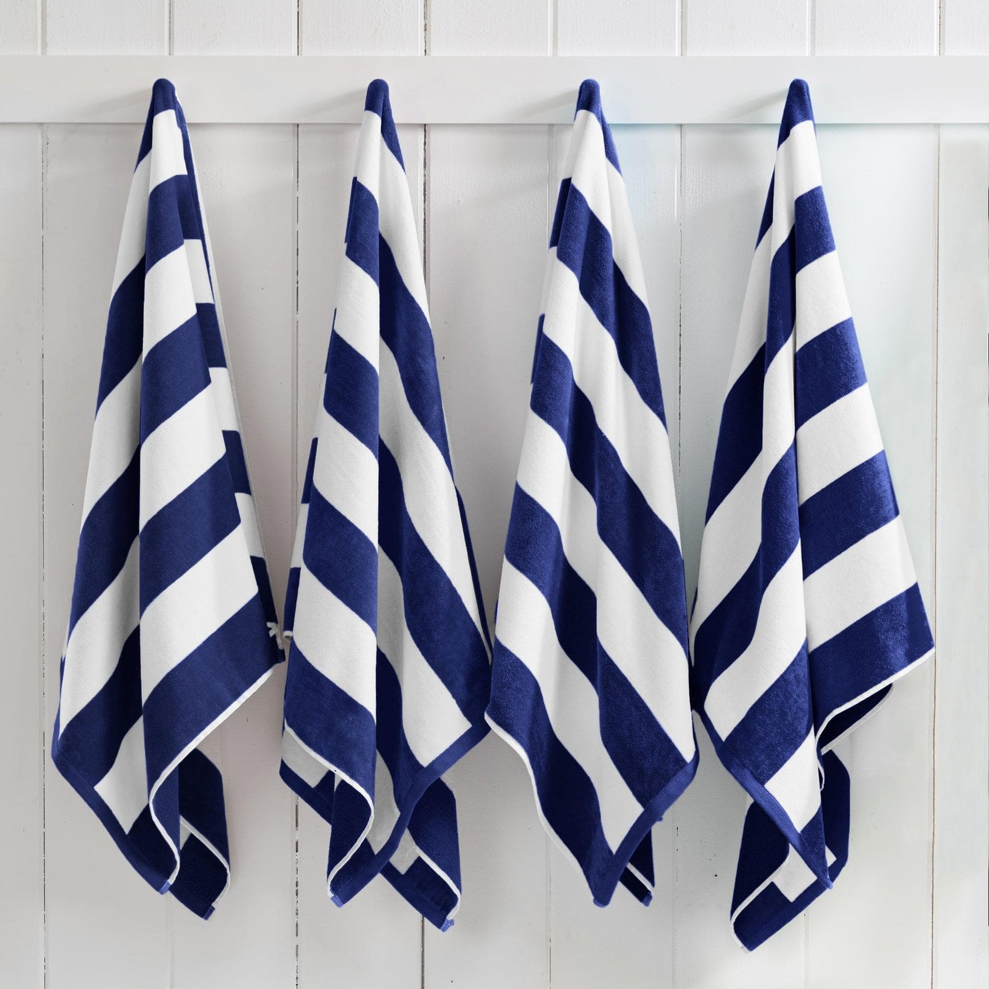 Cotton Velour Cabana Stripe Beach Towel - Novia Collection - Best Buy Furniture