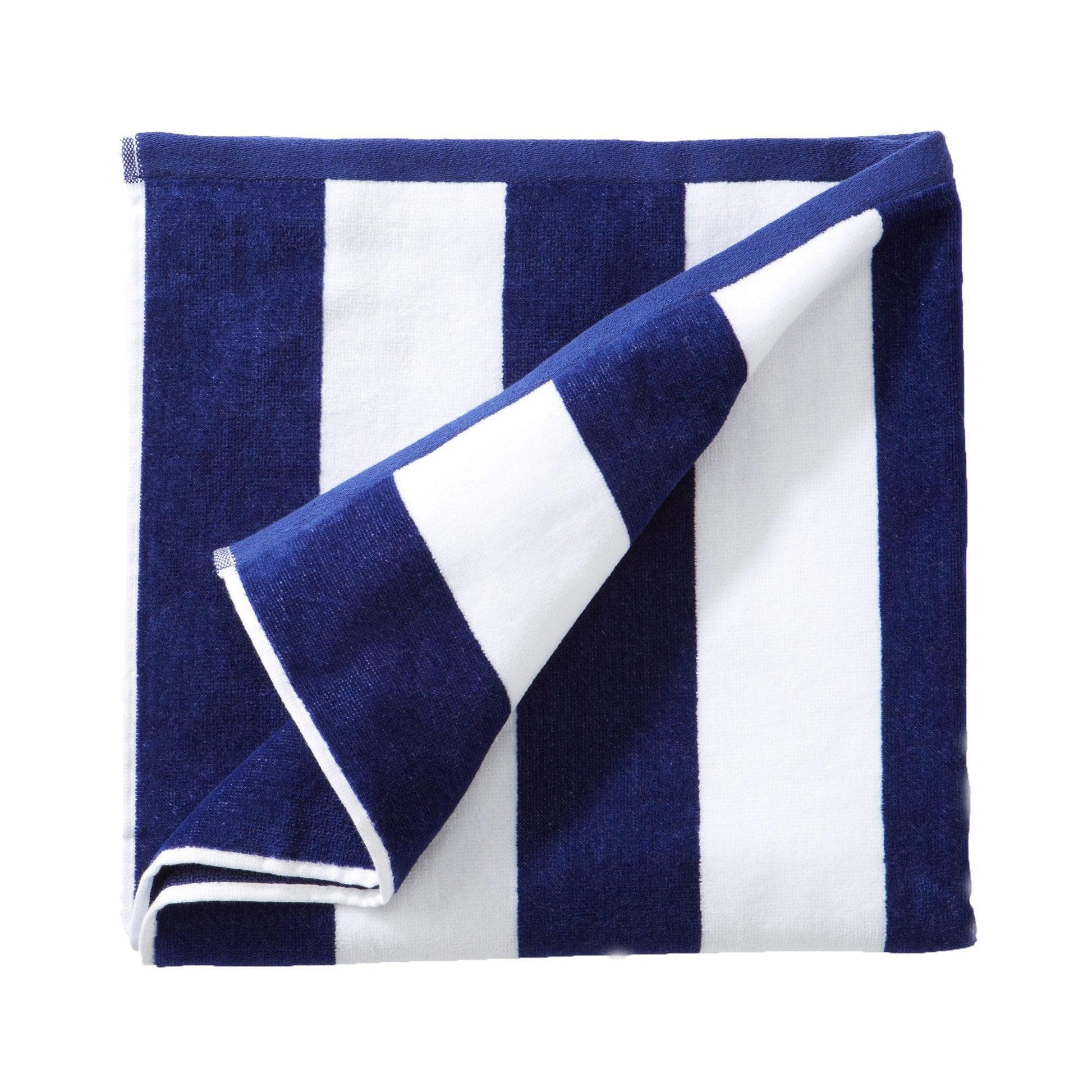 Cotton Velour Cabana Stripe Beach Towel - Novia Collection - Best Buy Furniture