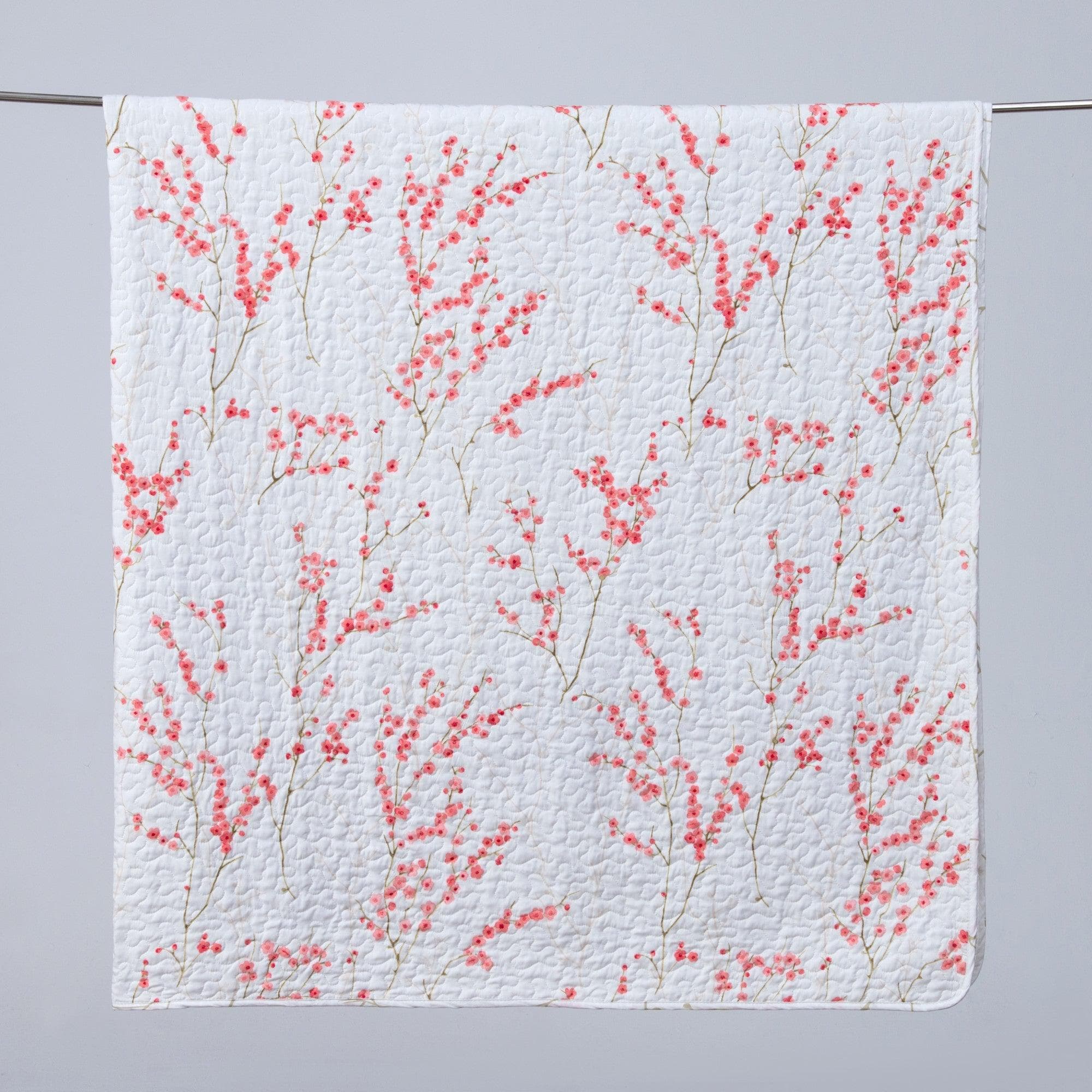 3-Piece Floral Quilt - Sakura Collection - Best Buy Furniture