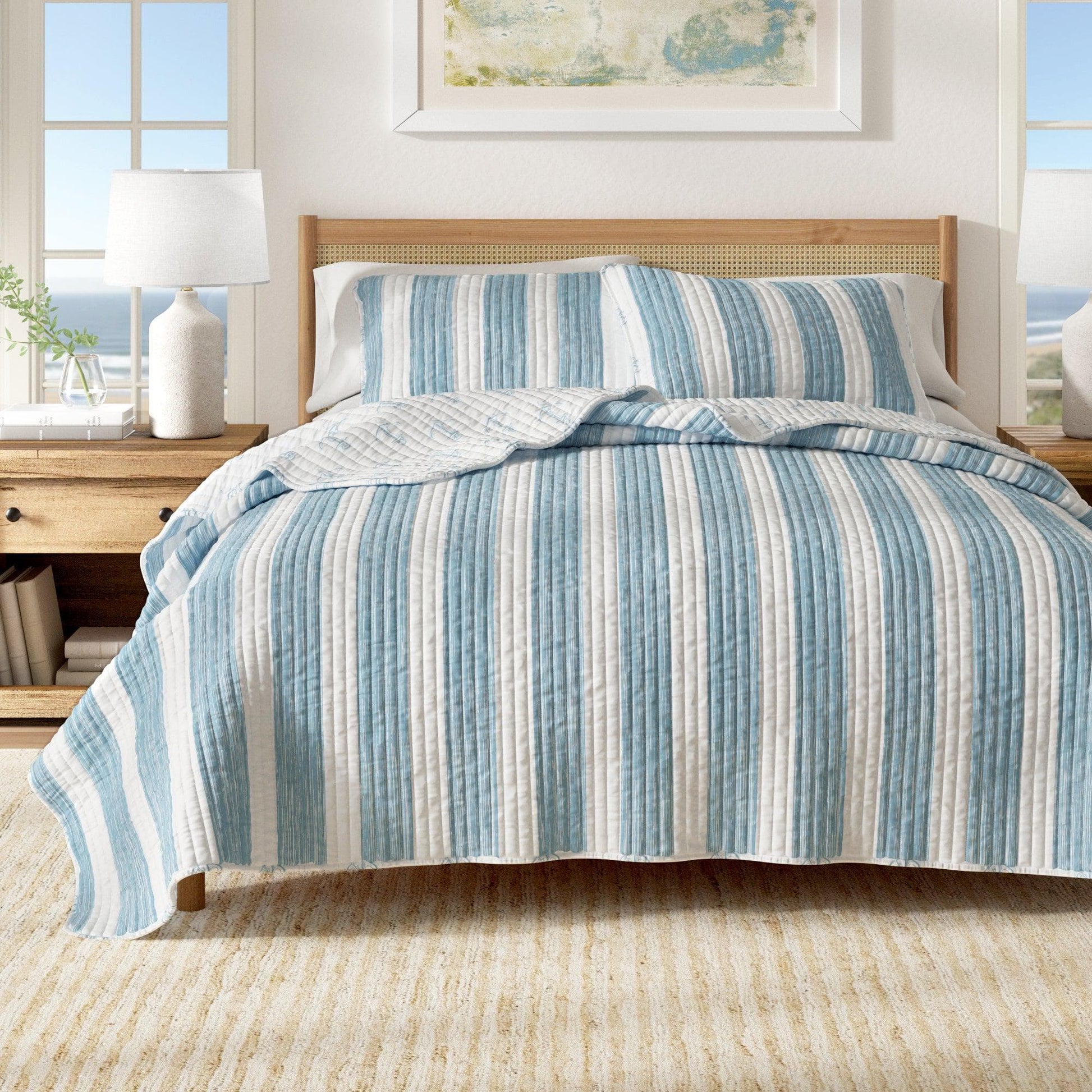3-Piece Coastal Quilt - Casco Bay Collection - Best Buy Furniture