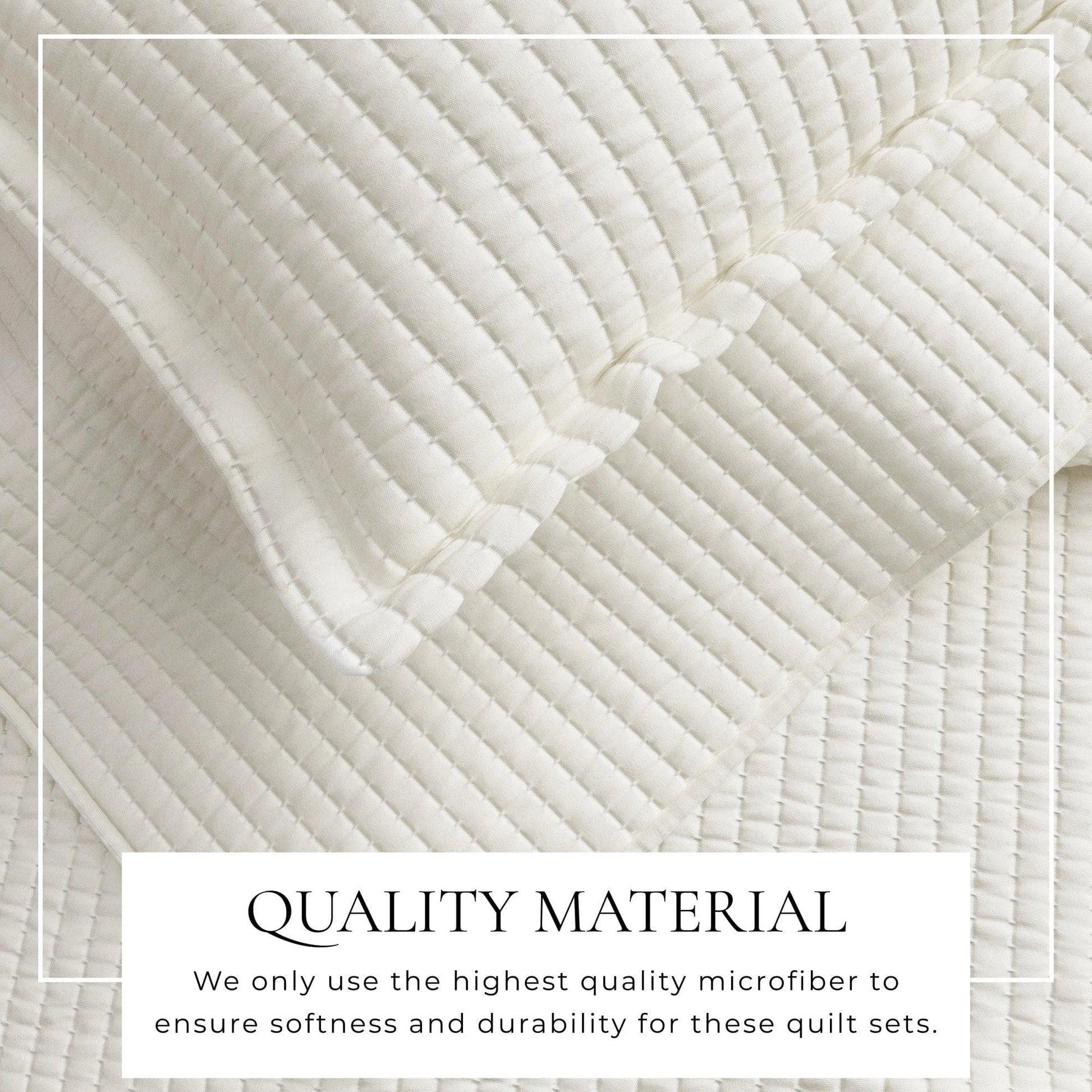 3-Piece Solid Quilt - Alicia Collection - Best Buy Furniture