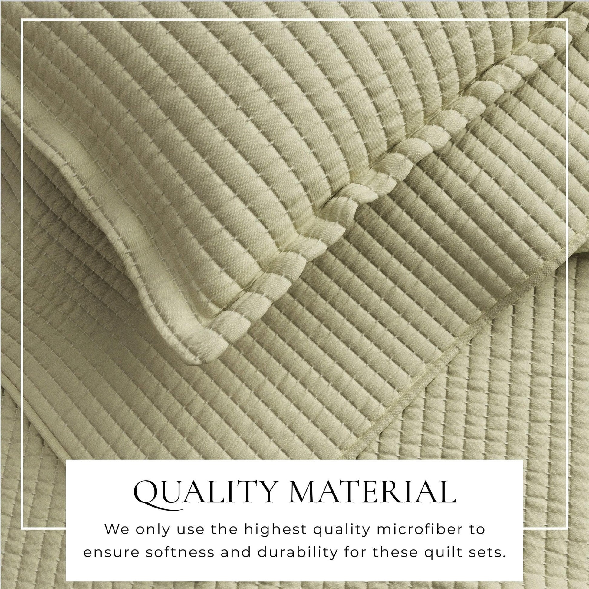 3-Piece Solid Quilt - Alicia Collection - Best Buy Furniture