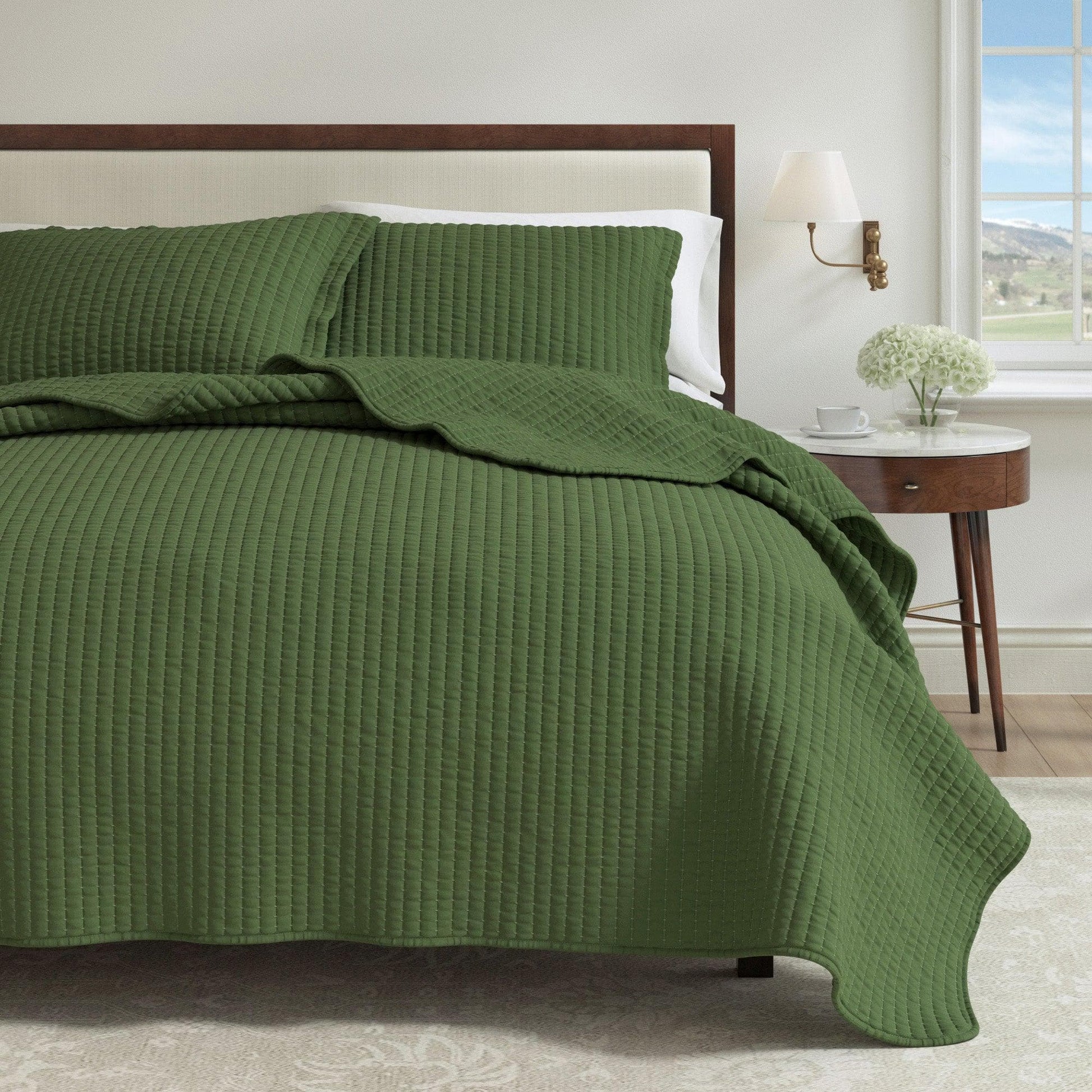 3-Piece Solid Quilt - Alicia Collection - Best Buy Furniture