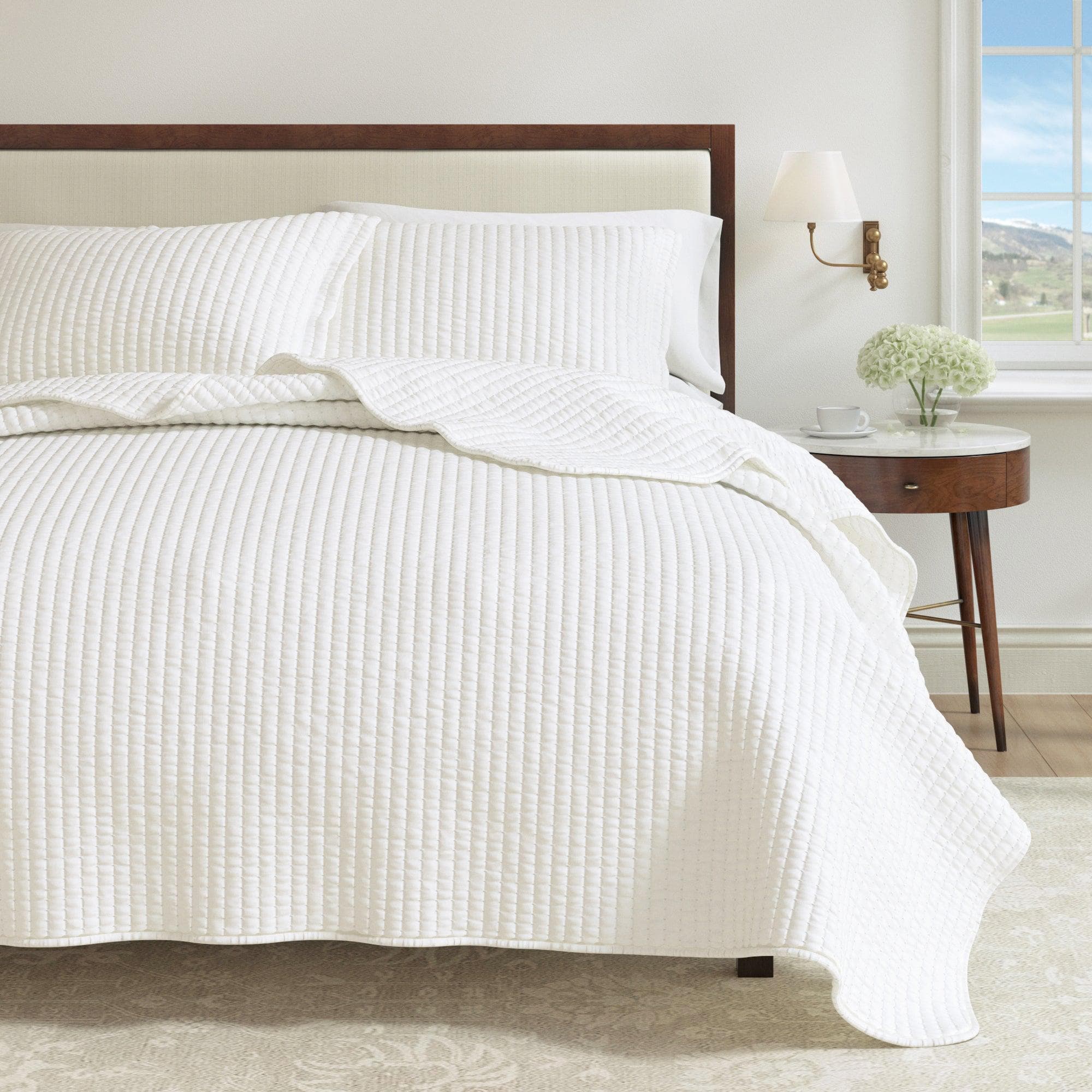 3-Piece Solid Quilt - Alicia Collection - Best Buy Furniture