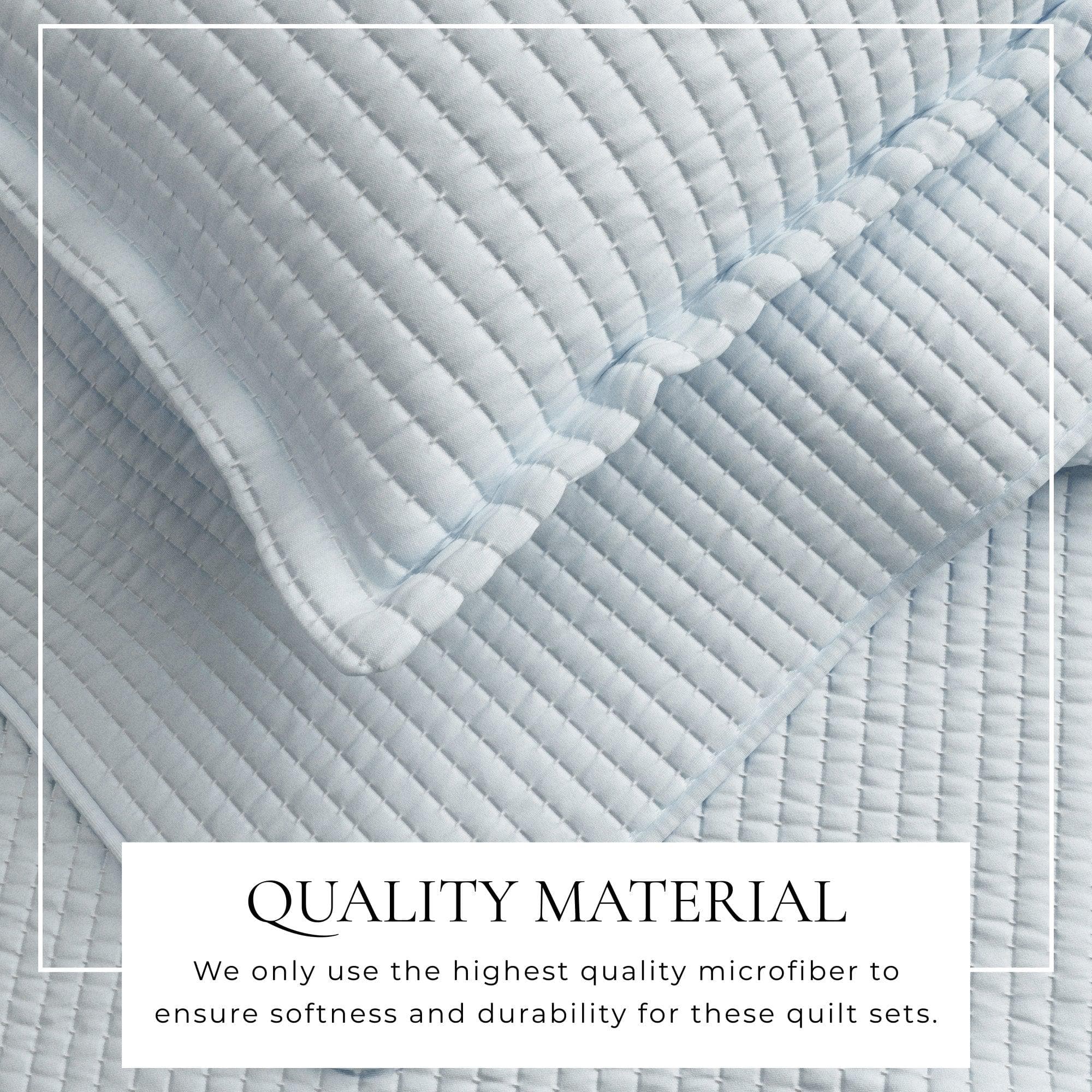 3-Piece Solid Quilt - Alicia Collection - Best Buy Furniture