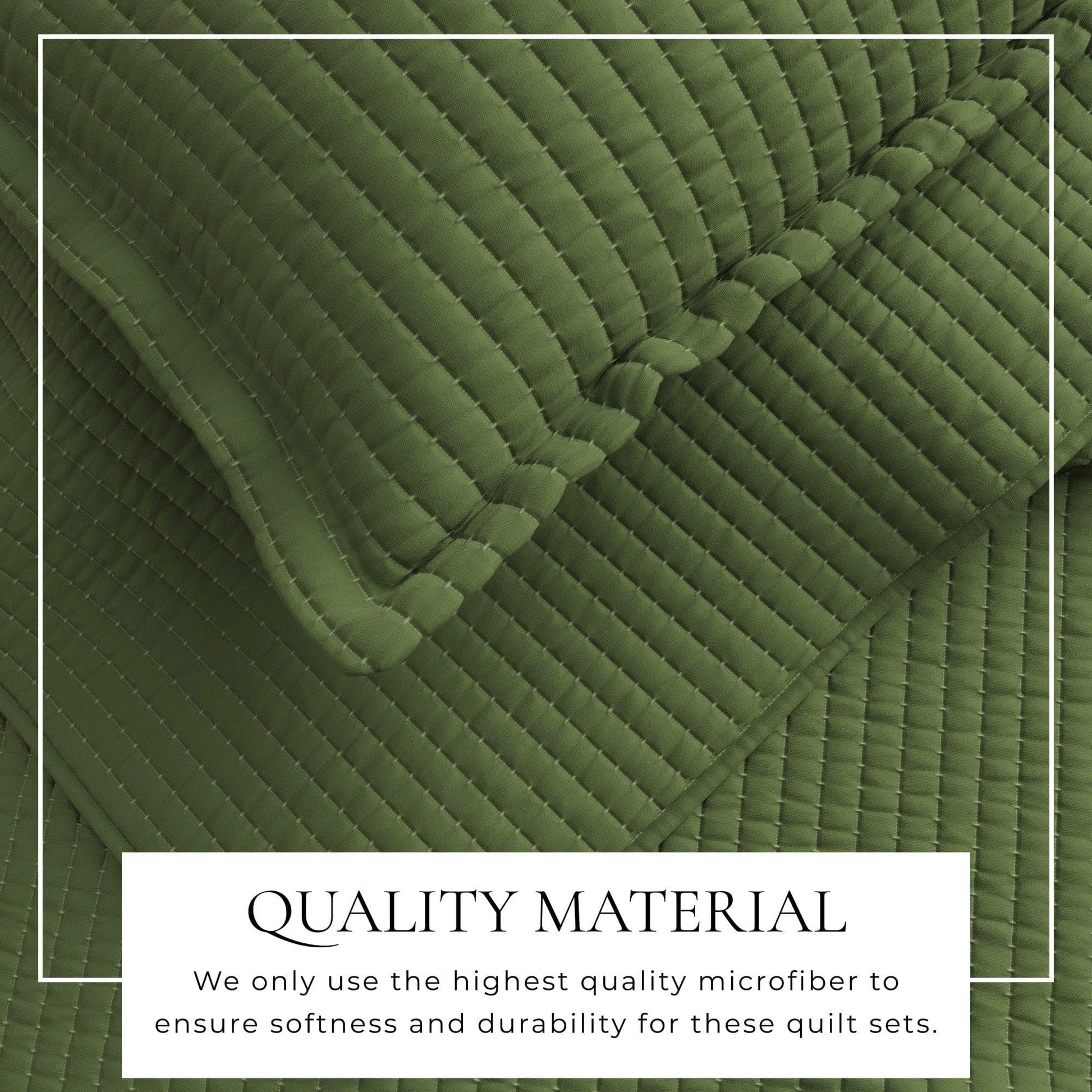 3-Piece Solid Quilt - Alicia Collection - Best Buy Furniture