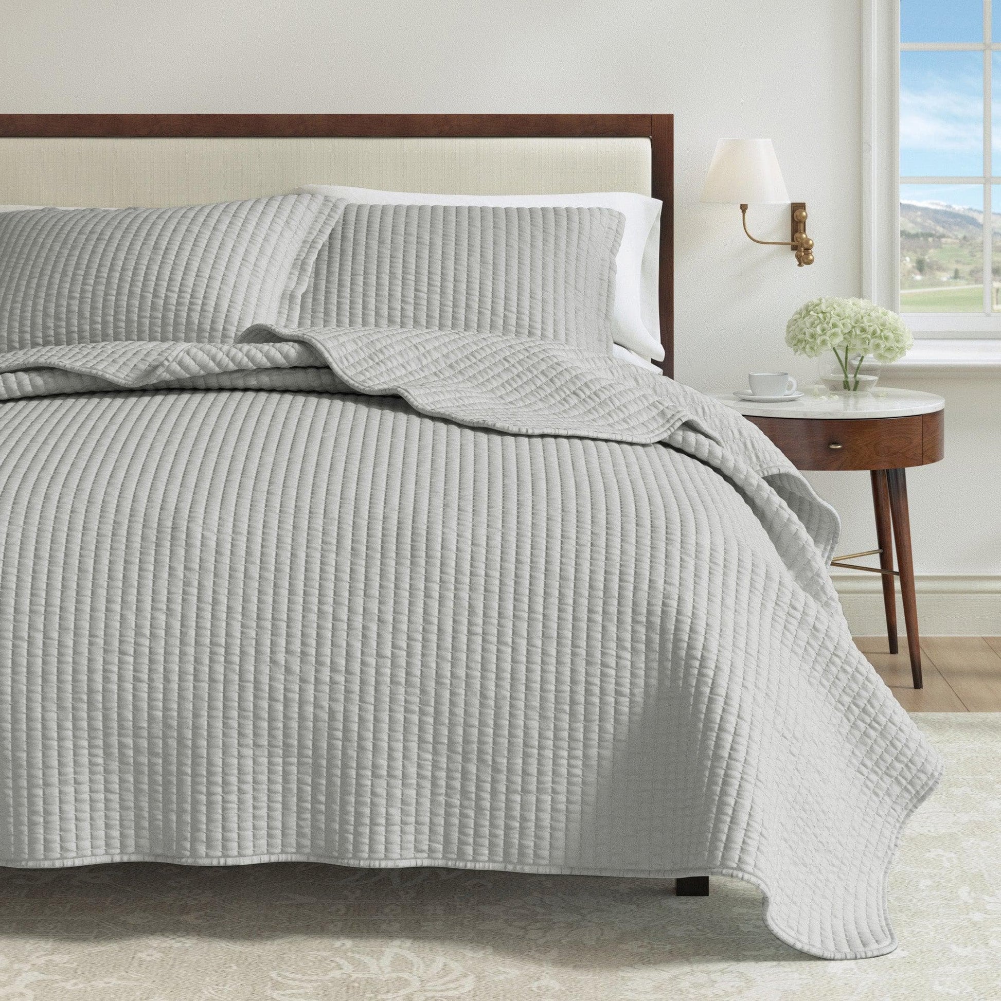 3-Piece Solid Quilt - Alicia Collection - Best Buy Furniture