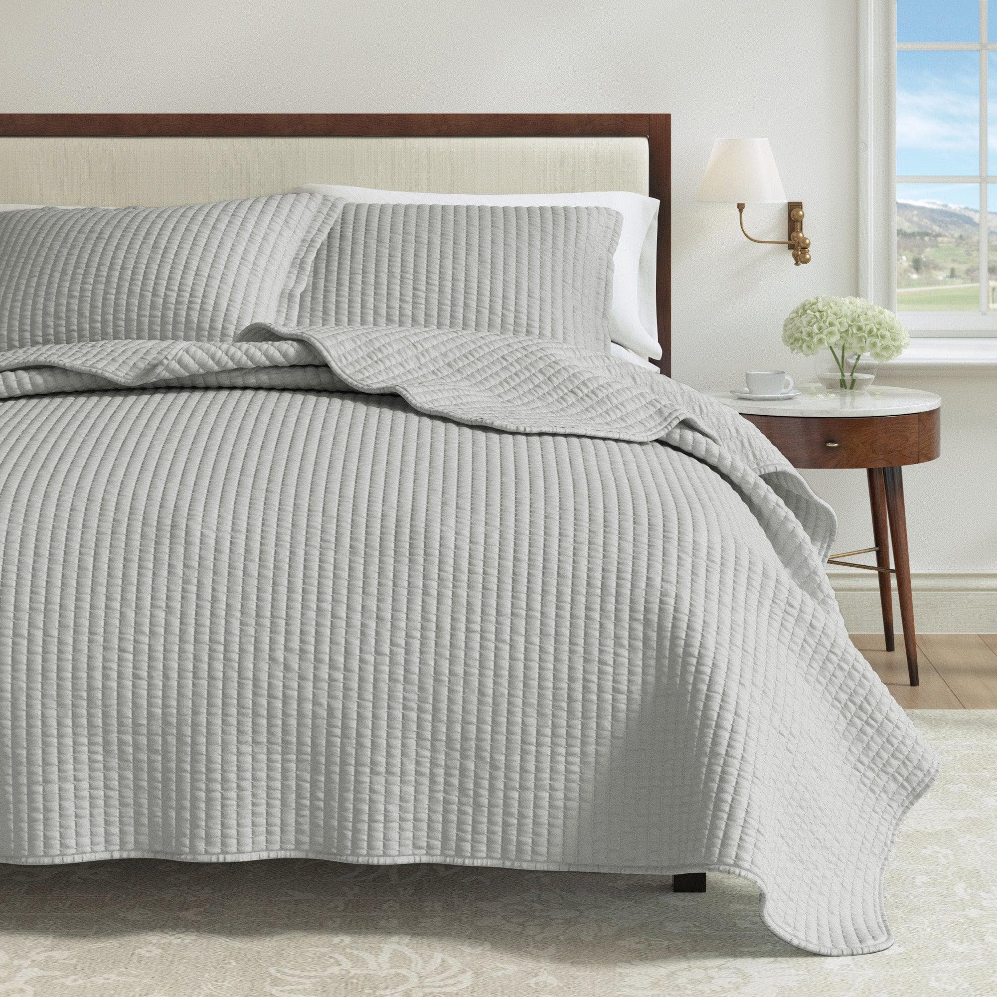 3-Piece Solid Quilt - Alicia Collection - Best Buy Furniture