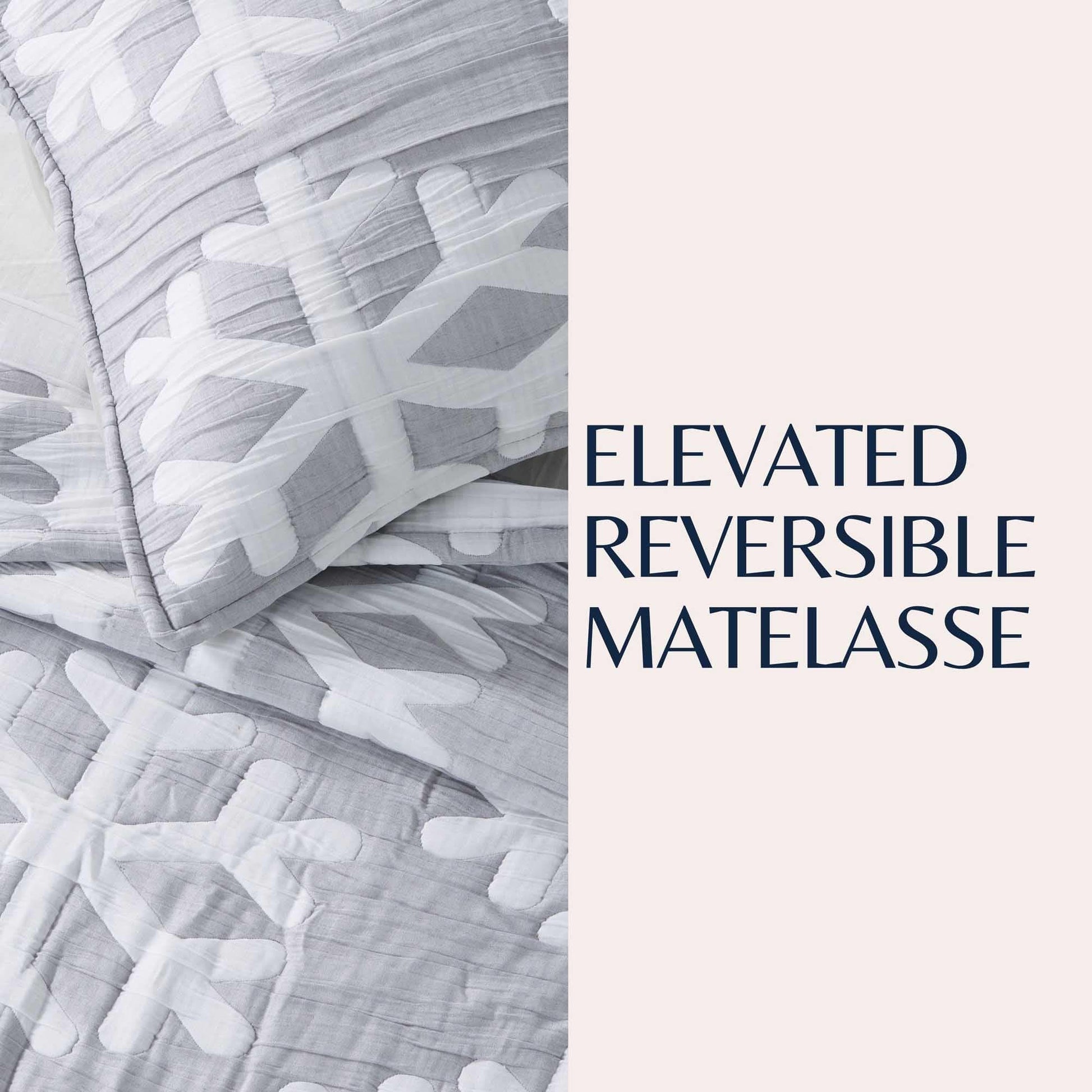 Matelassé Snowflake Quilt Set - Nino Collection - Best Buy Furniture