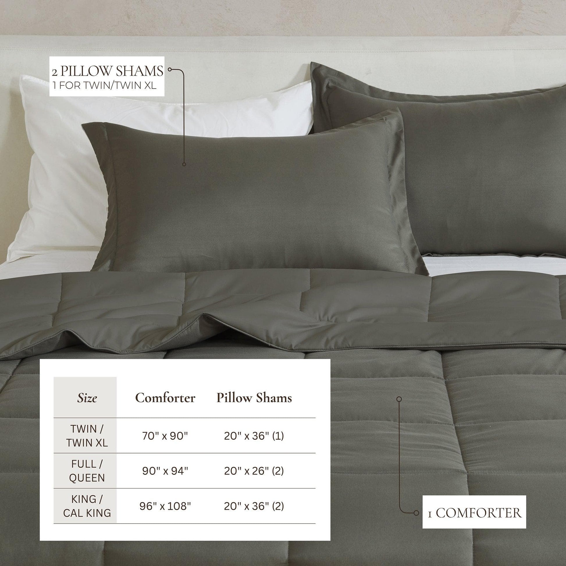 Reversible Comforter Set - Odette Collection - Best Buy Furniture