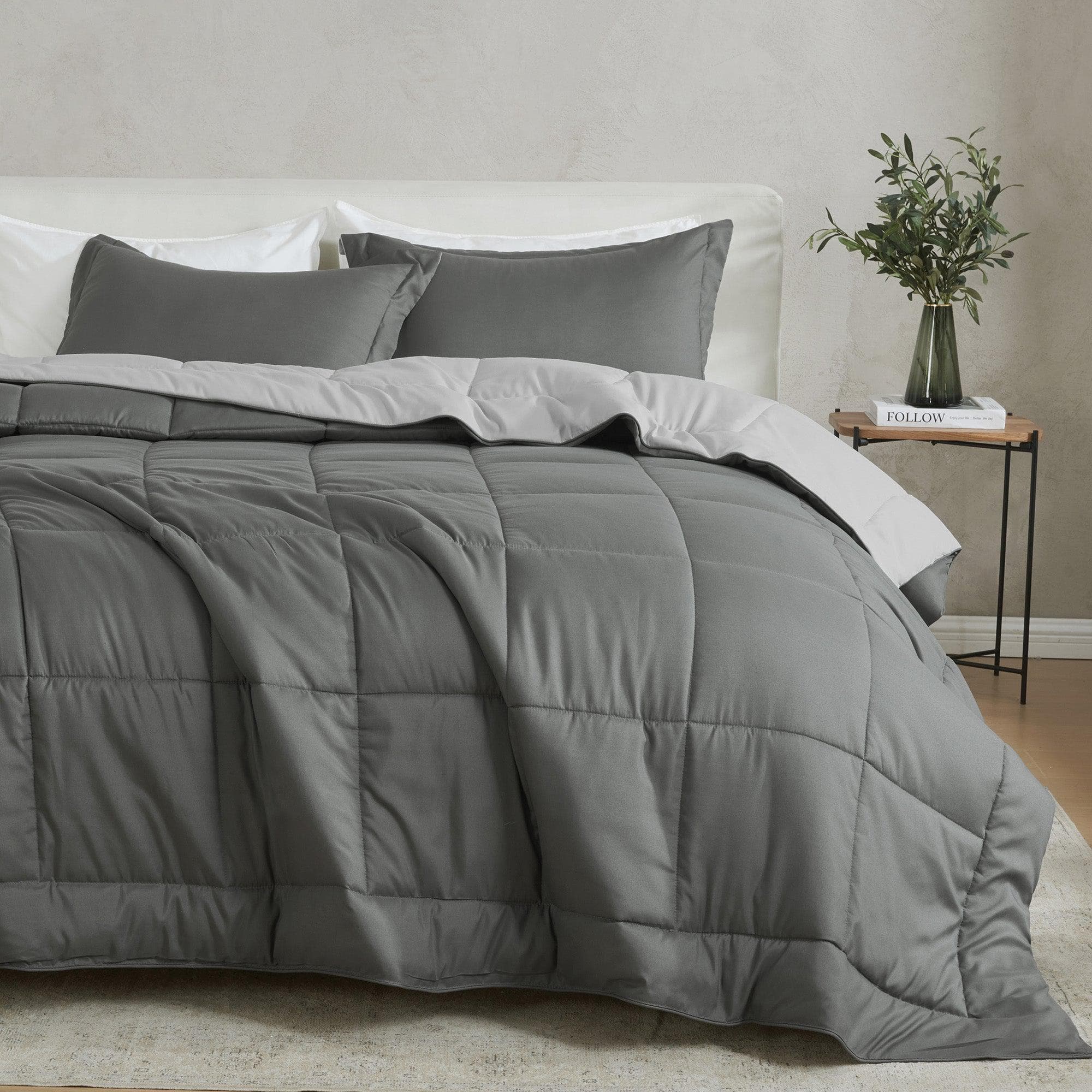 Reversible Comforter Set - Odette Collection - Best Buy Furniture