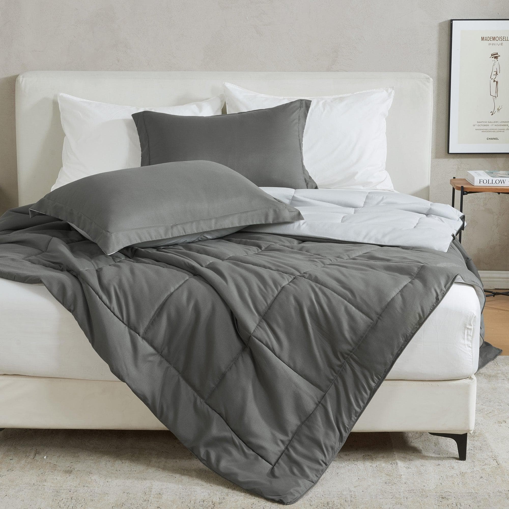 Reversible Comforter Set - Odette Collection - Best Buy Furniture