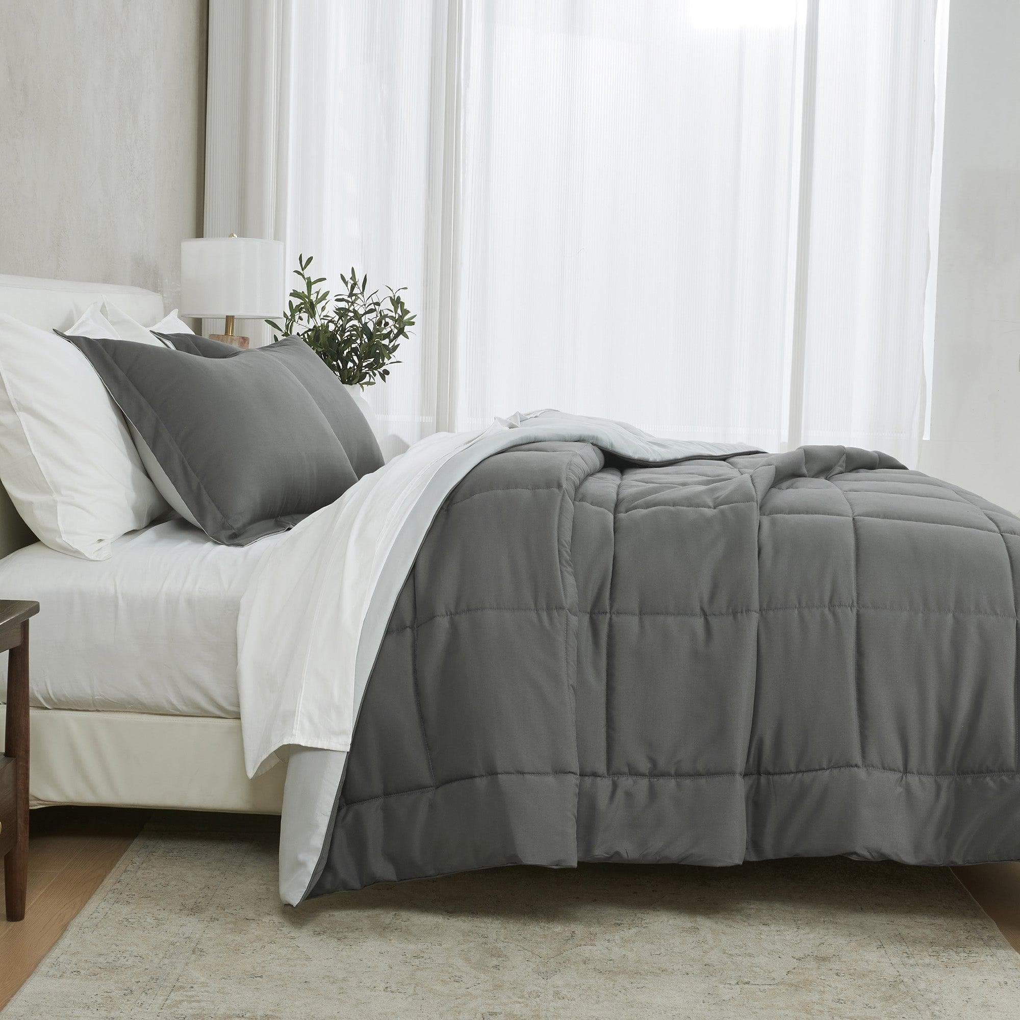 Reversible Comforter Set - Odette Collection - Best Buy Furniture